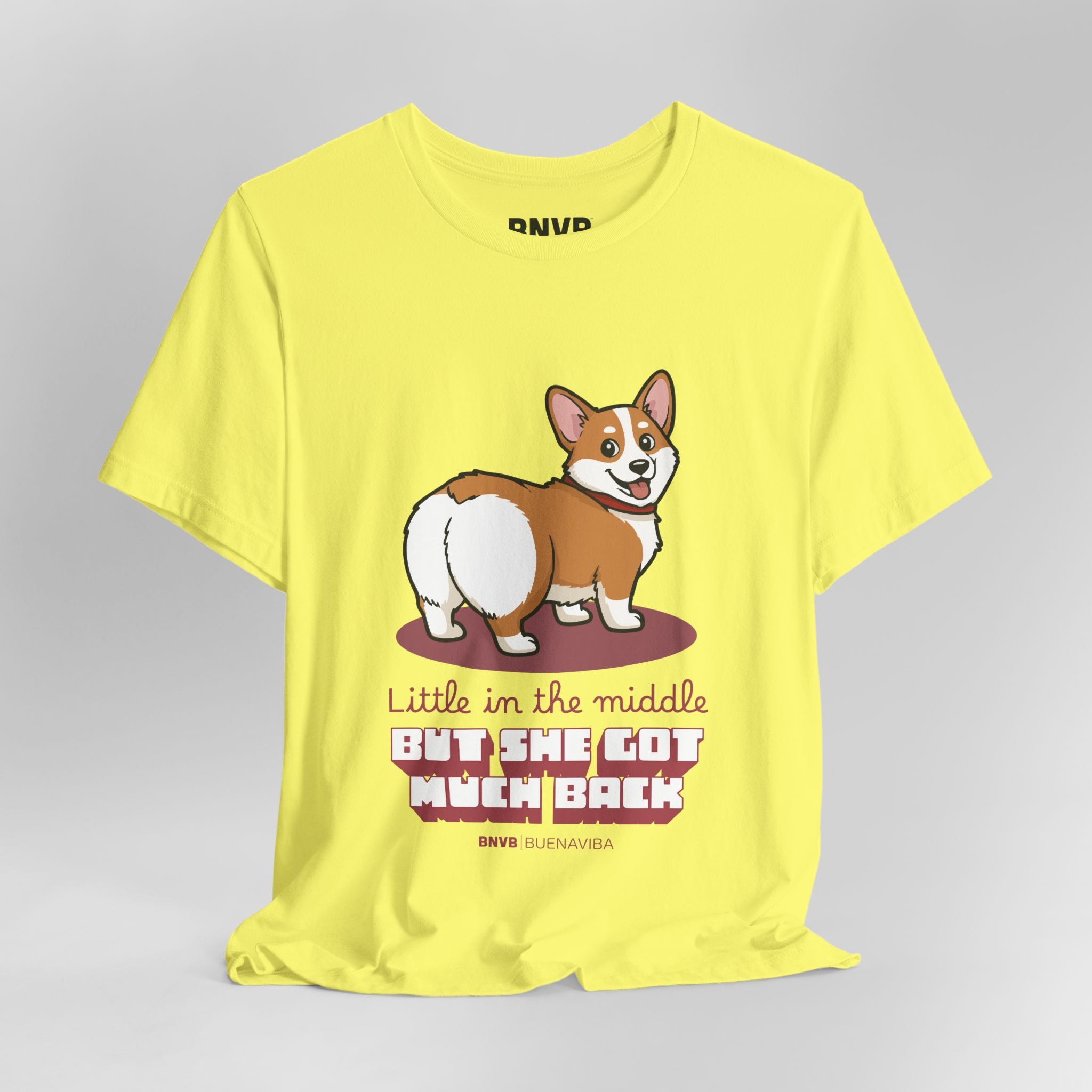 Little in the Middle, Much Back Corgi Tee