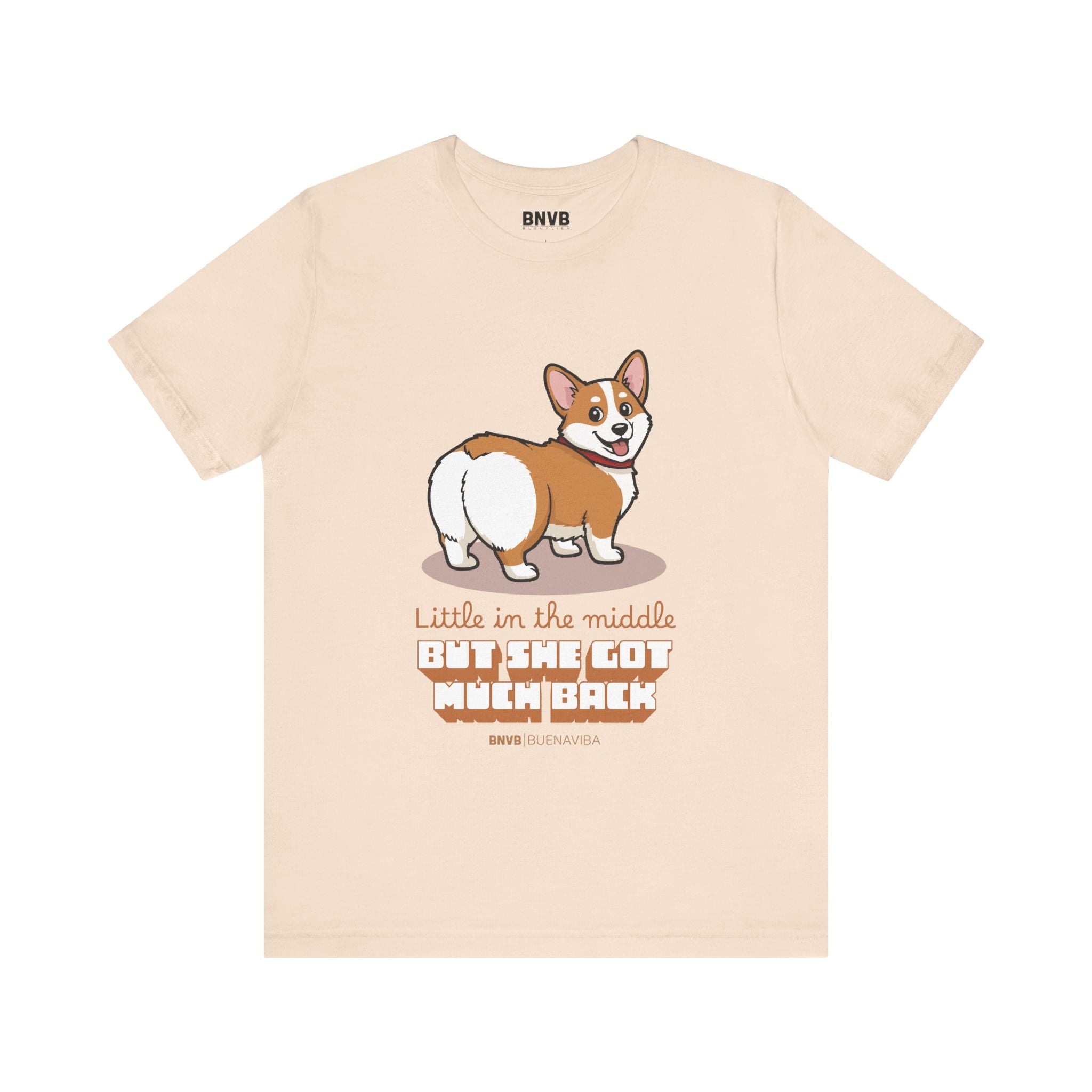 Little in the Middle, Much Back Corgi Tee