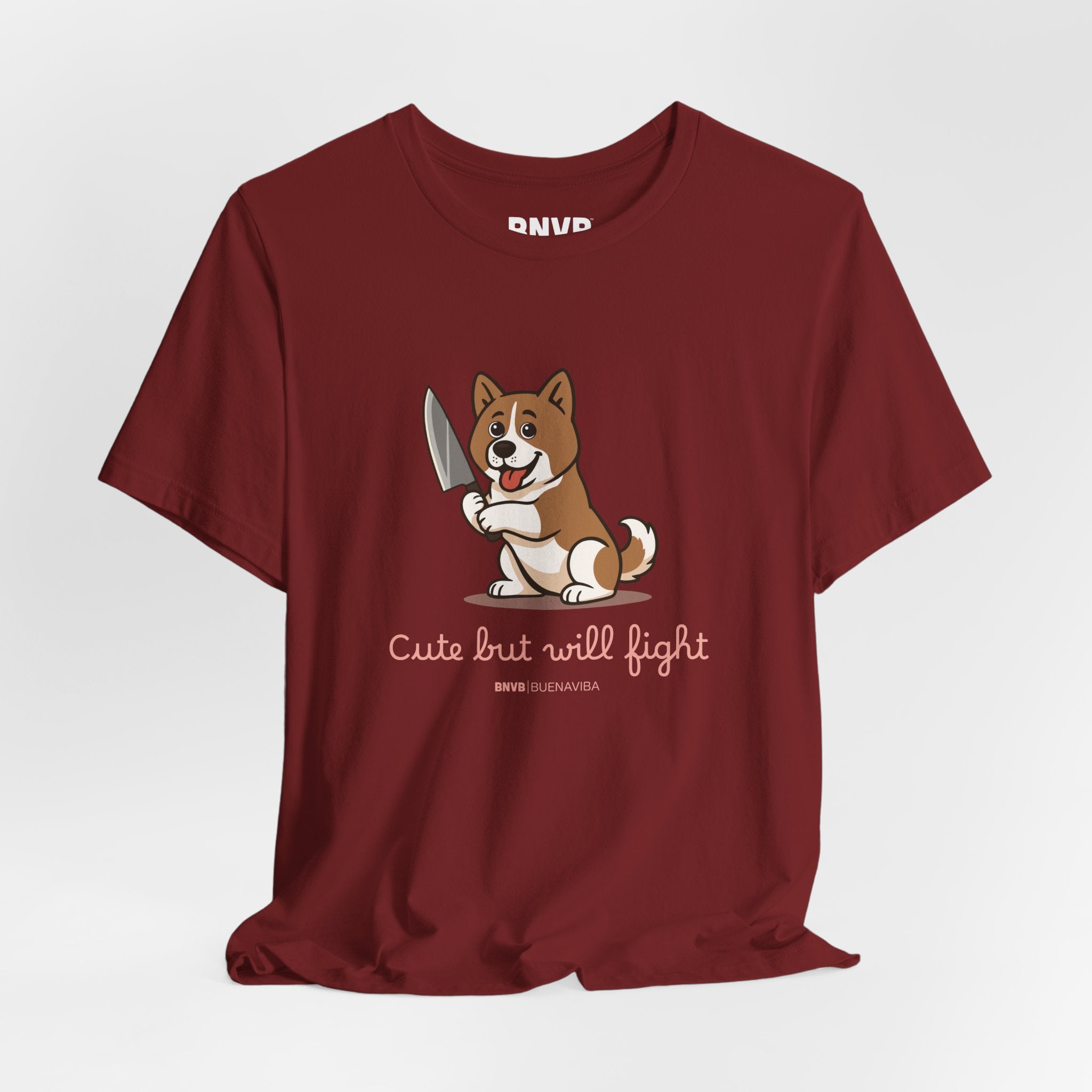 Cute But Will Fight Tee 🐾 | Akita Puppy Dog Lover T-Shirt