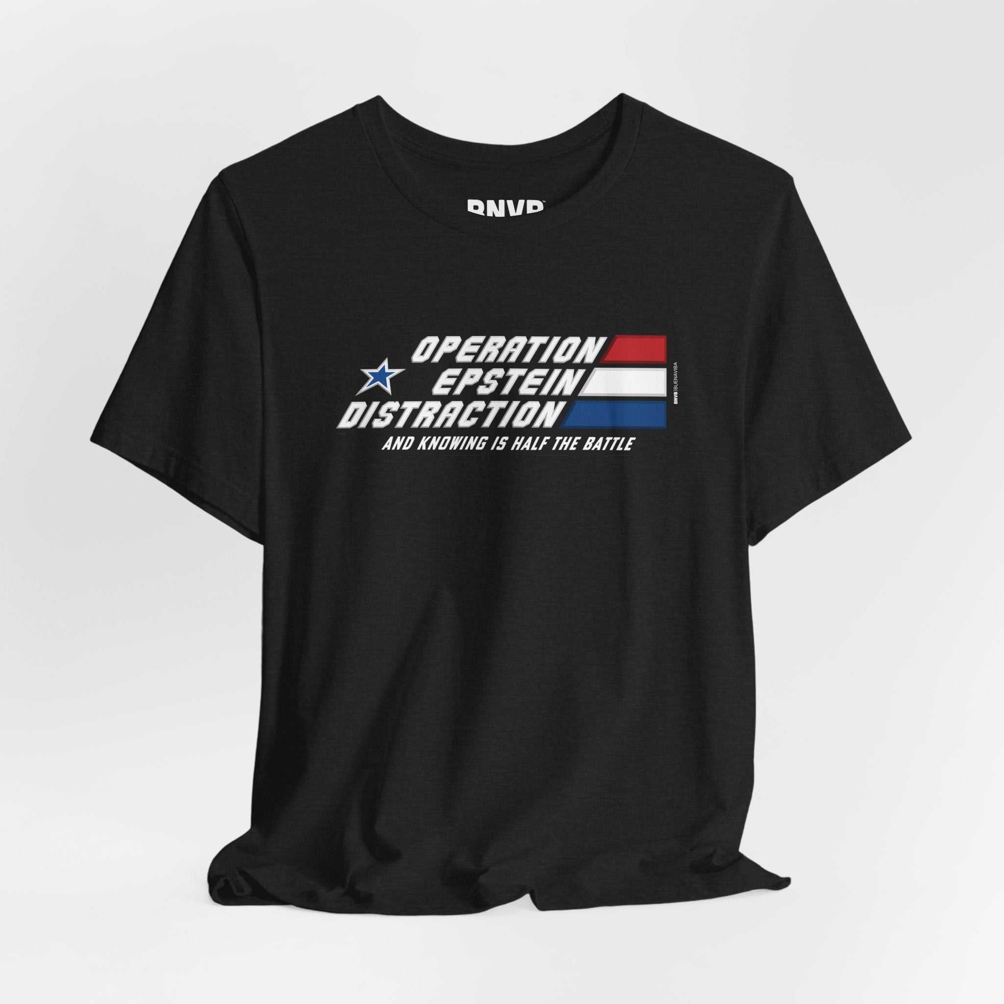 Operation Epstein Distraction Tee - Stripe Edition