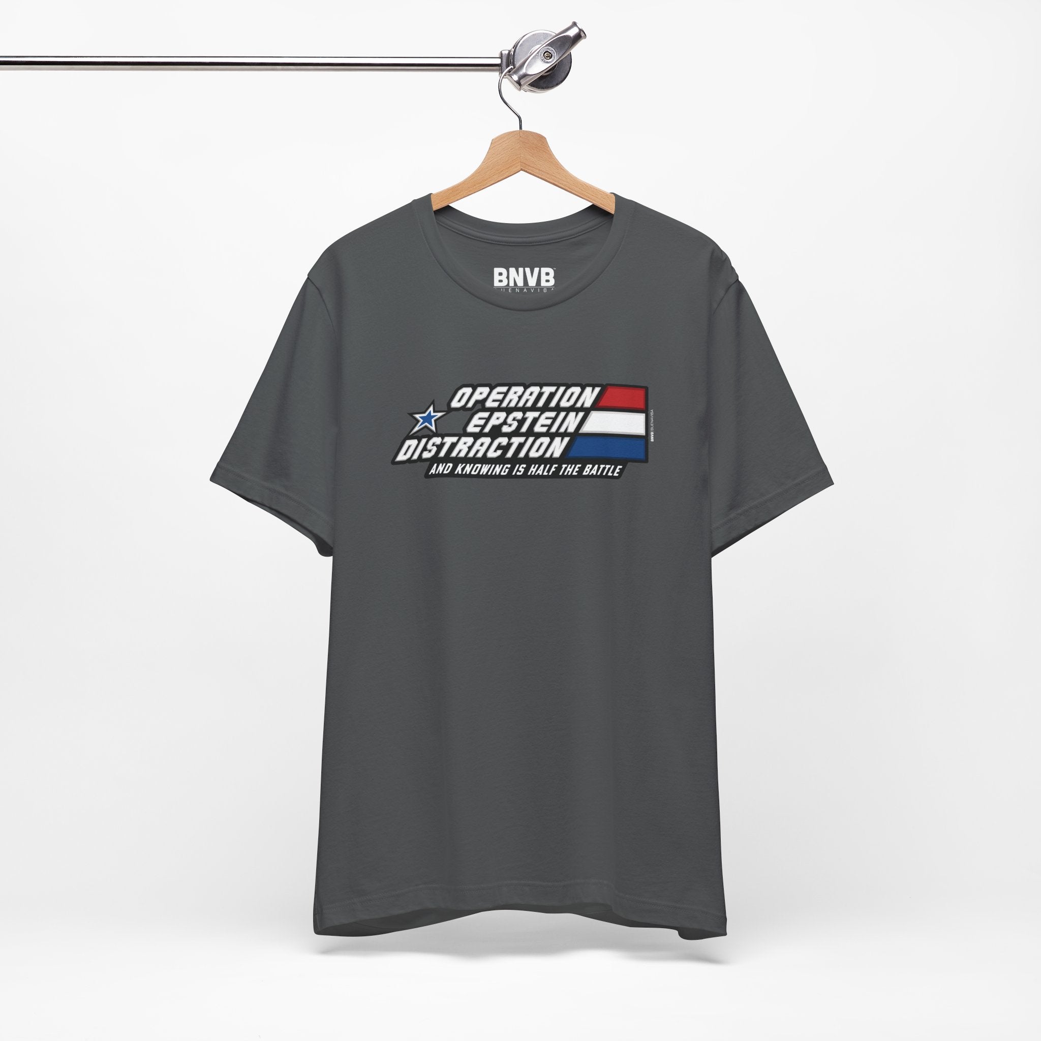 Operation Epstein Distraction Tee - Stripe Edition