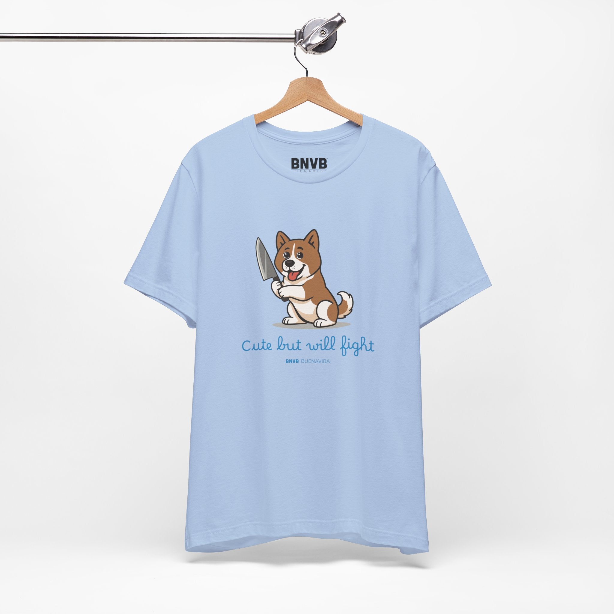 Cute But Will Fight Tee 🐾 | Akita Puppy Dog Lover T-Shirt