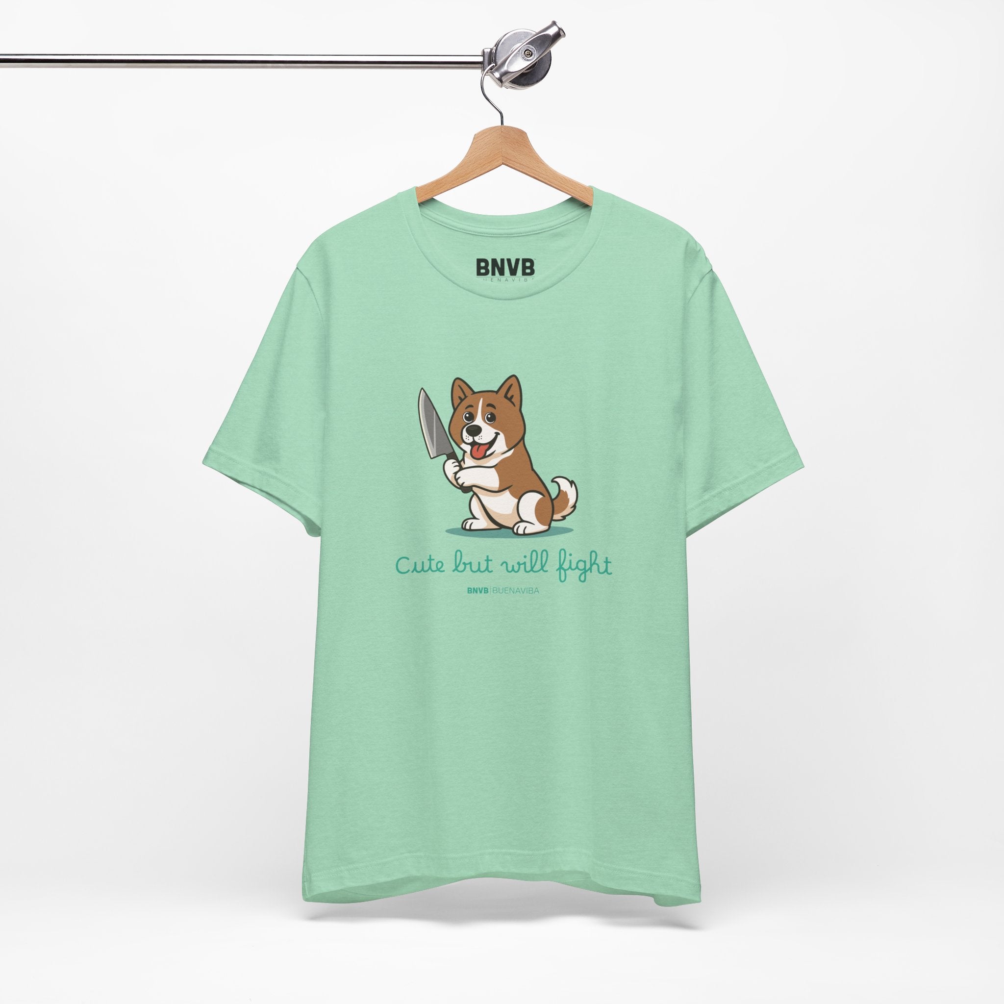 Cute But Will Fight Tee 🐾 | Akita Puppy Dog Lover T-Shirt