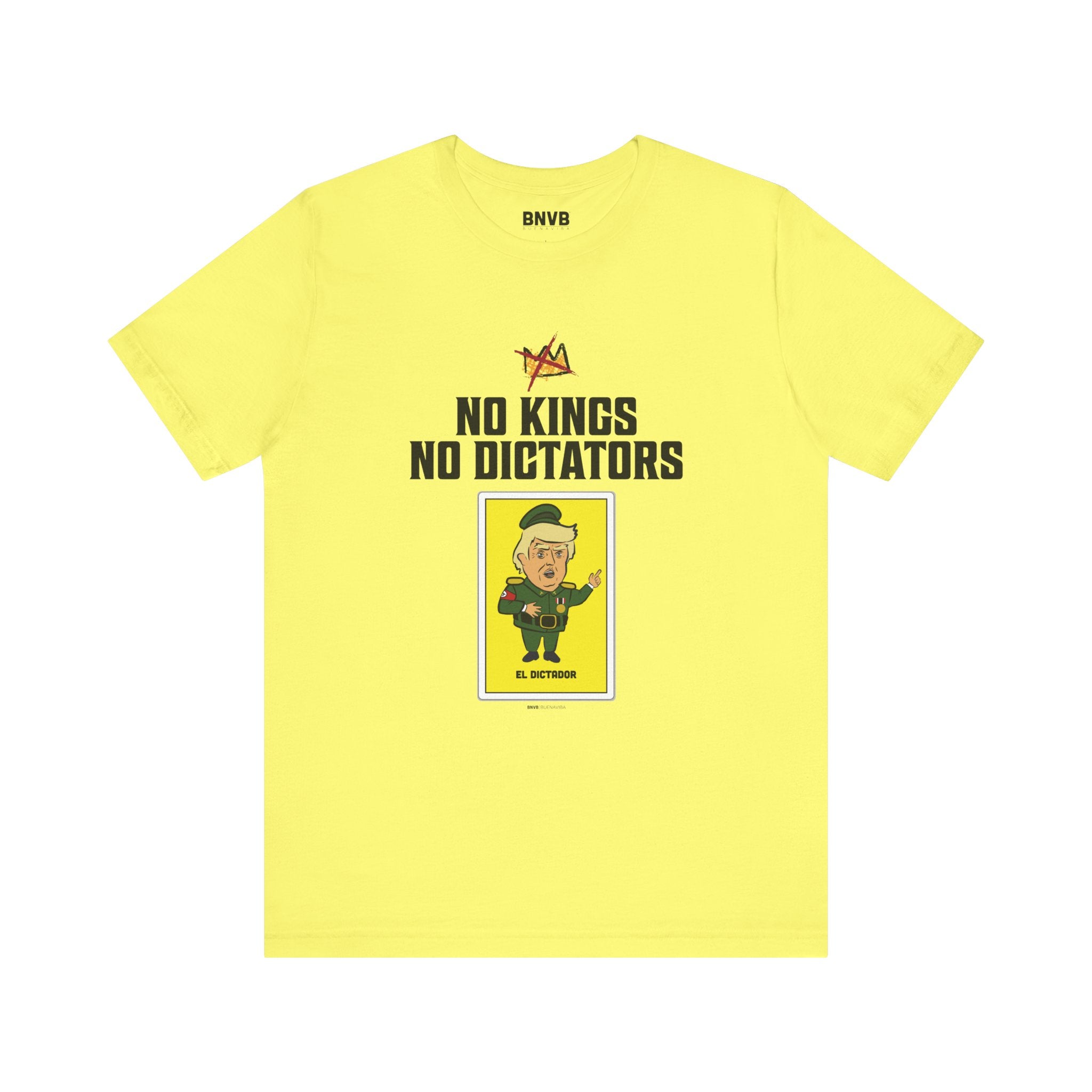 No Kings No Dictators Lotería Tee