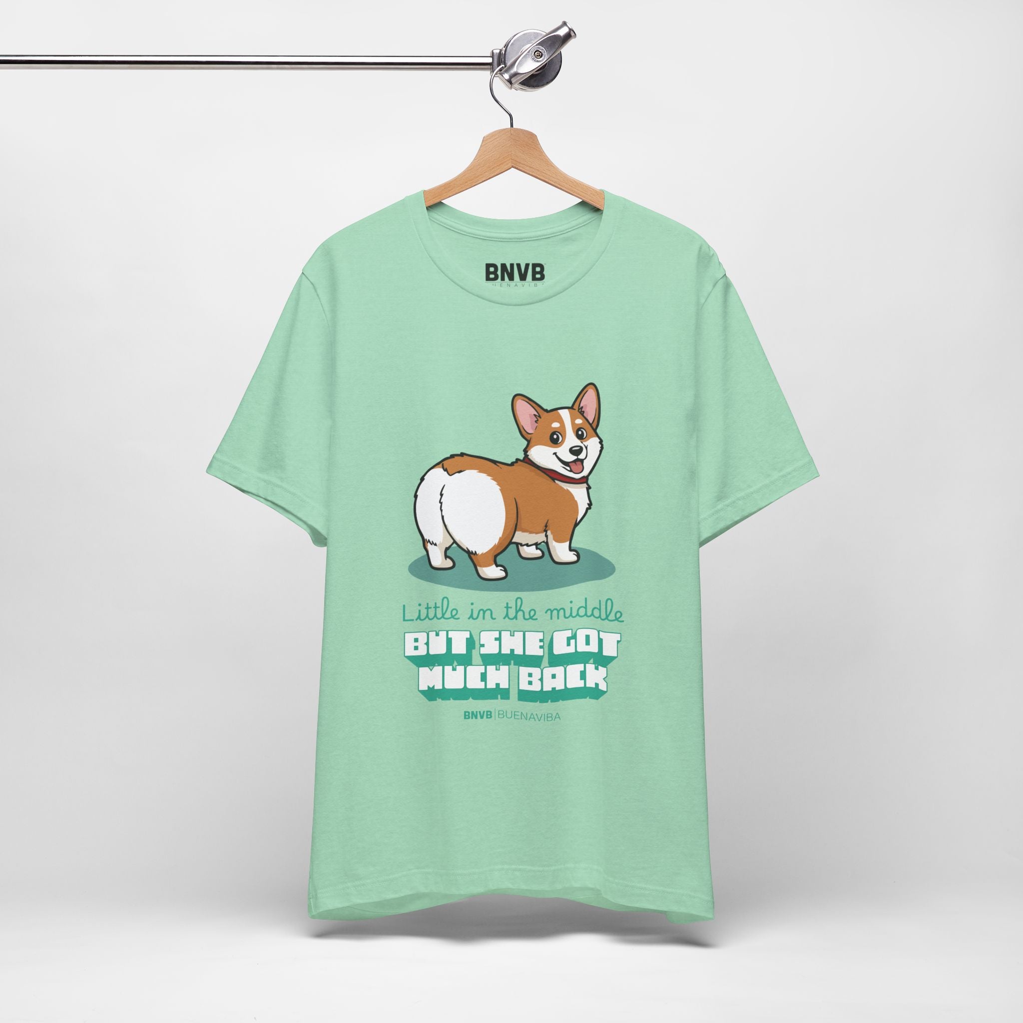 Little in the Middle, Much Back Corgi Tee
