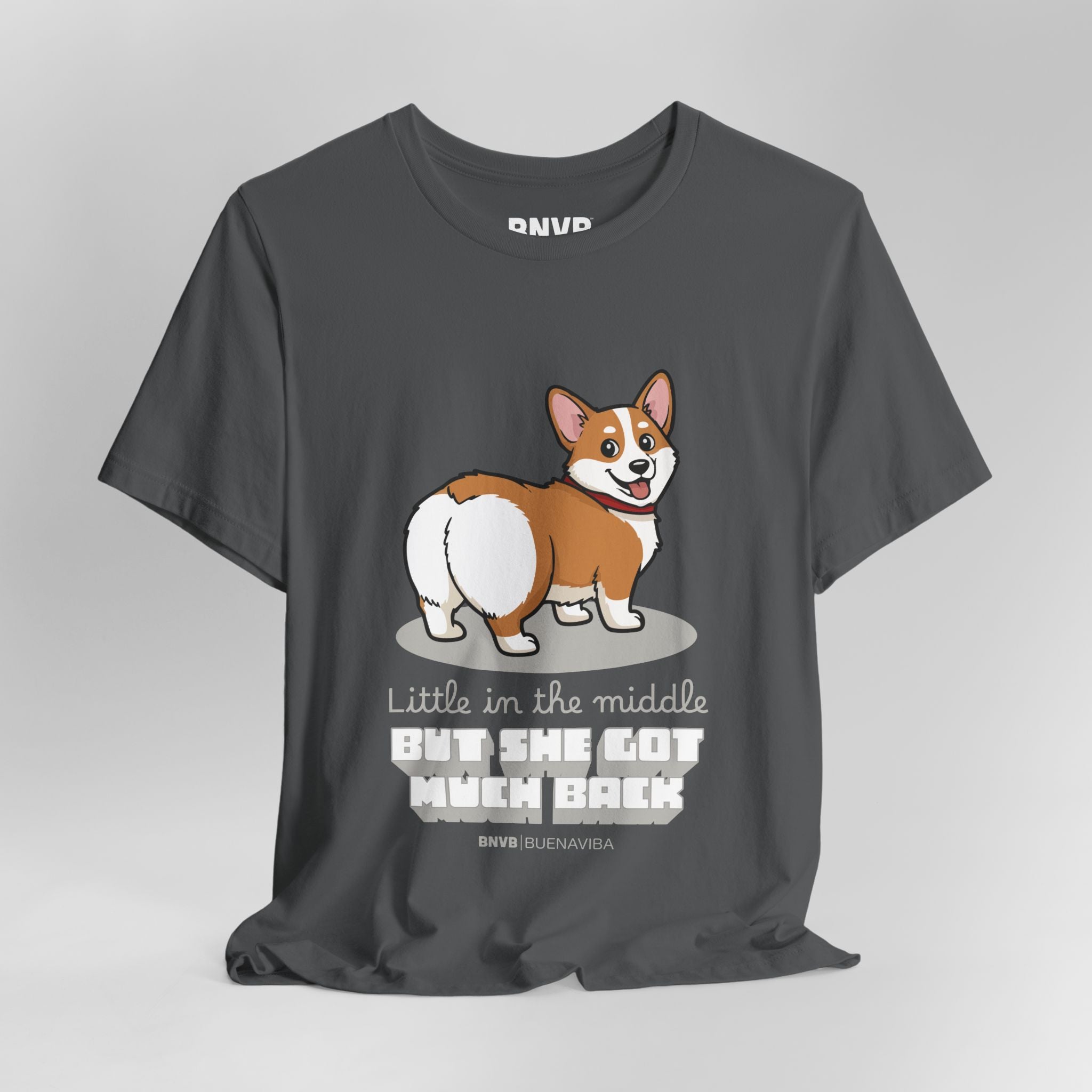 Little in the Middle, Much Back Corgi Tee