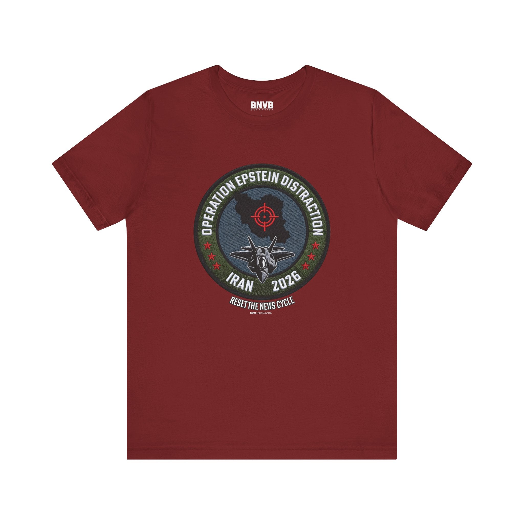Operation Epstein Distraction Tee - Military Patch Edition