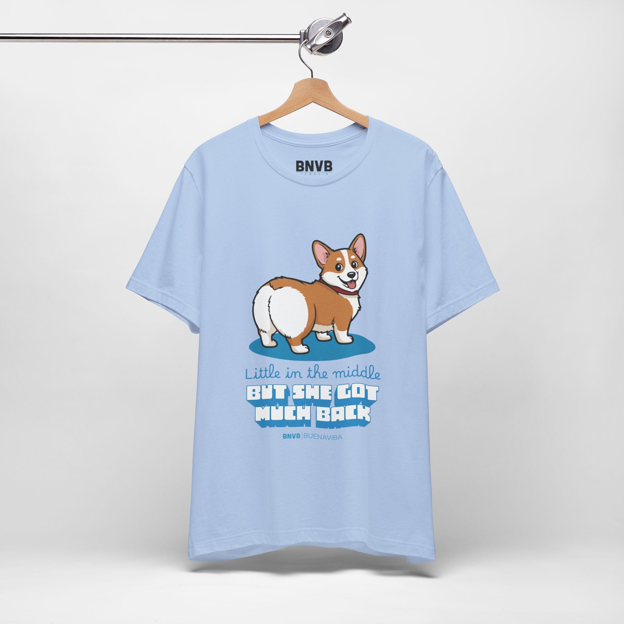 Little in the Middle, Much Back Corgi Tee