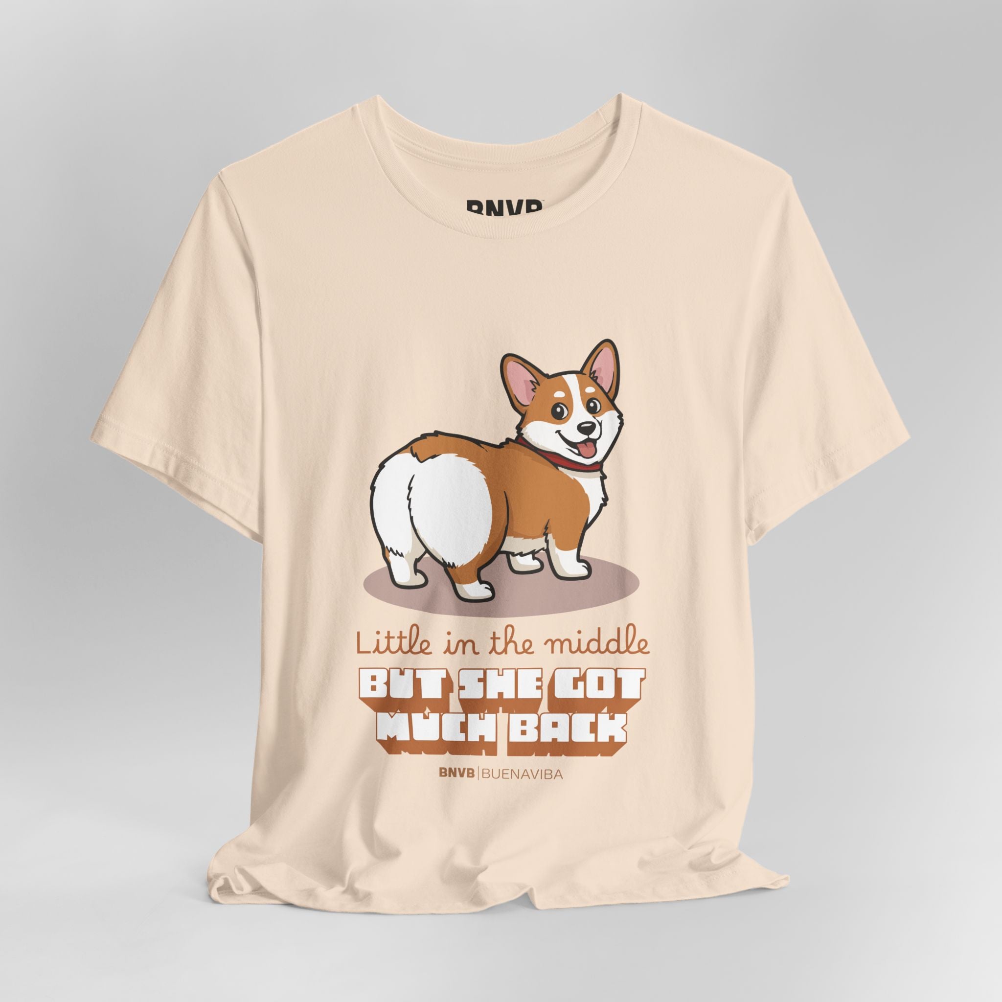 Little in the Middle, Much Back Corgi Tee