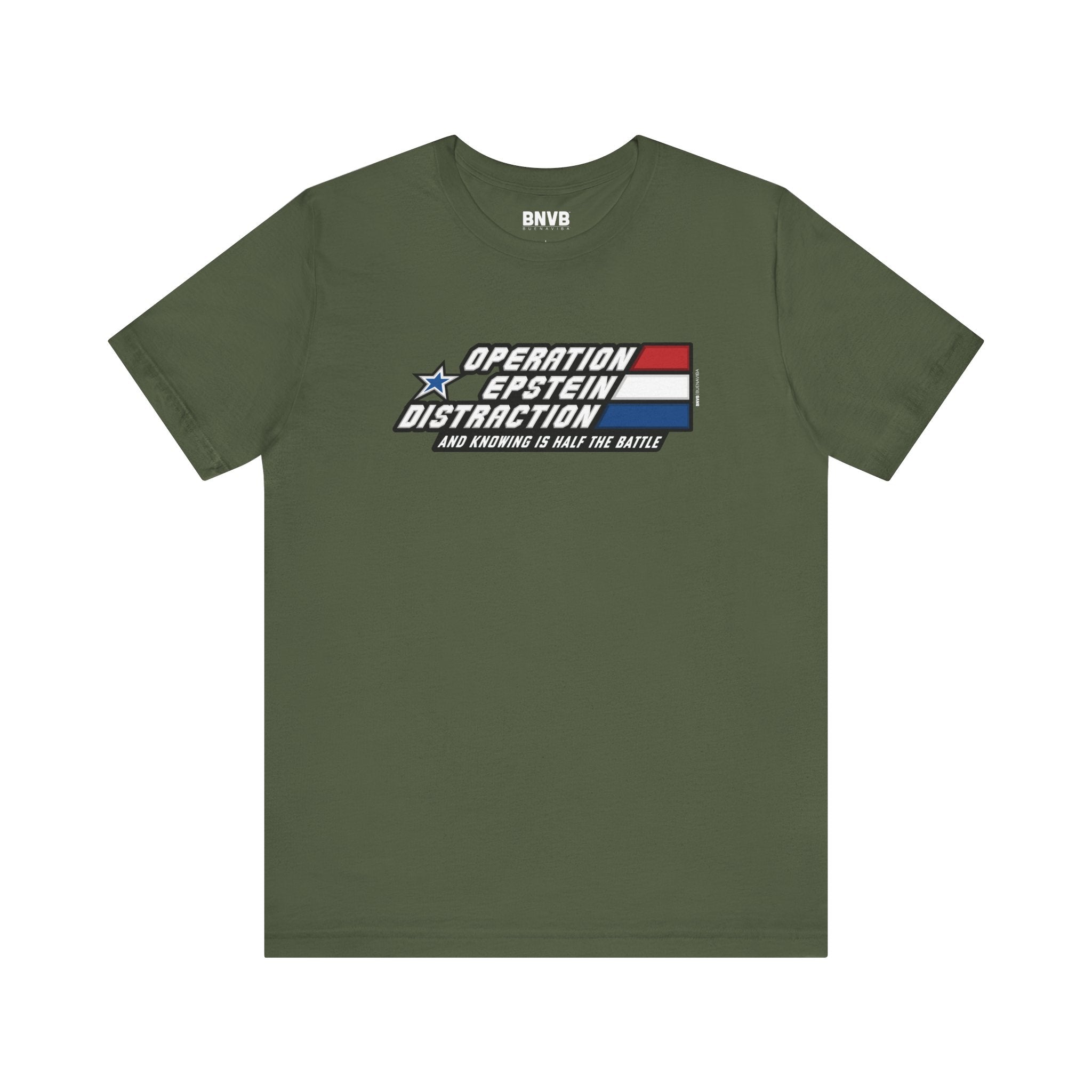 Operation Epstein Distraction Tee - Stripe Edition