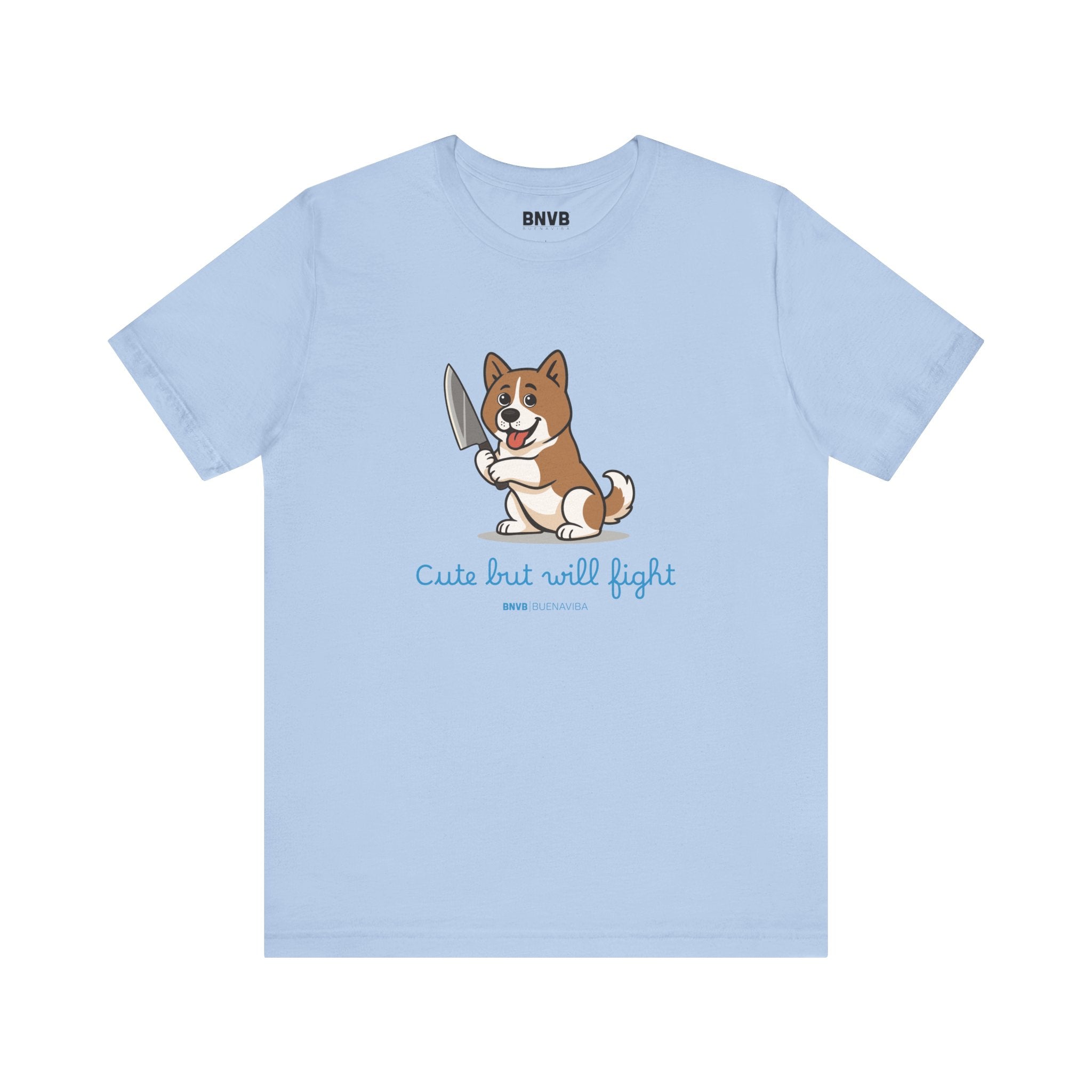 Cute But Will Fight Tee 🐾 | Akita Puppy Dog Lover T-Shirt