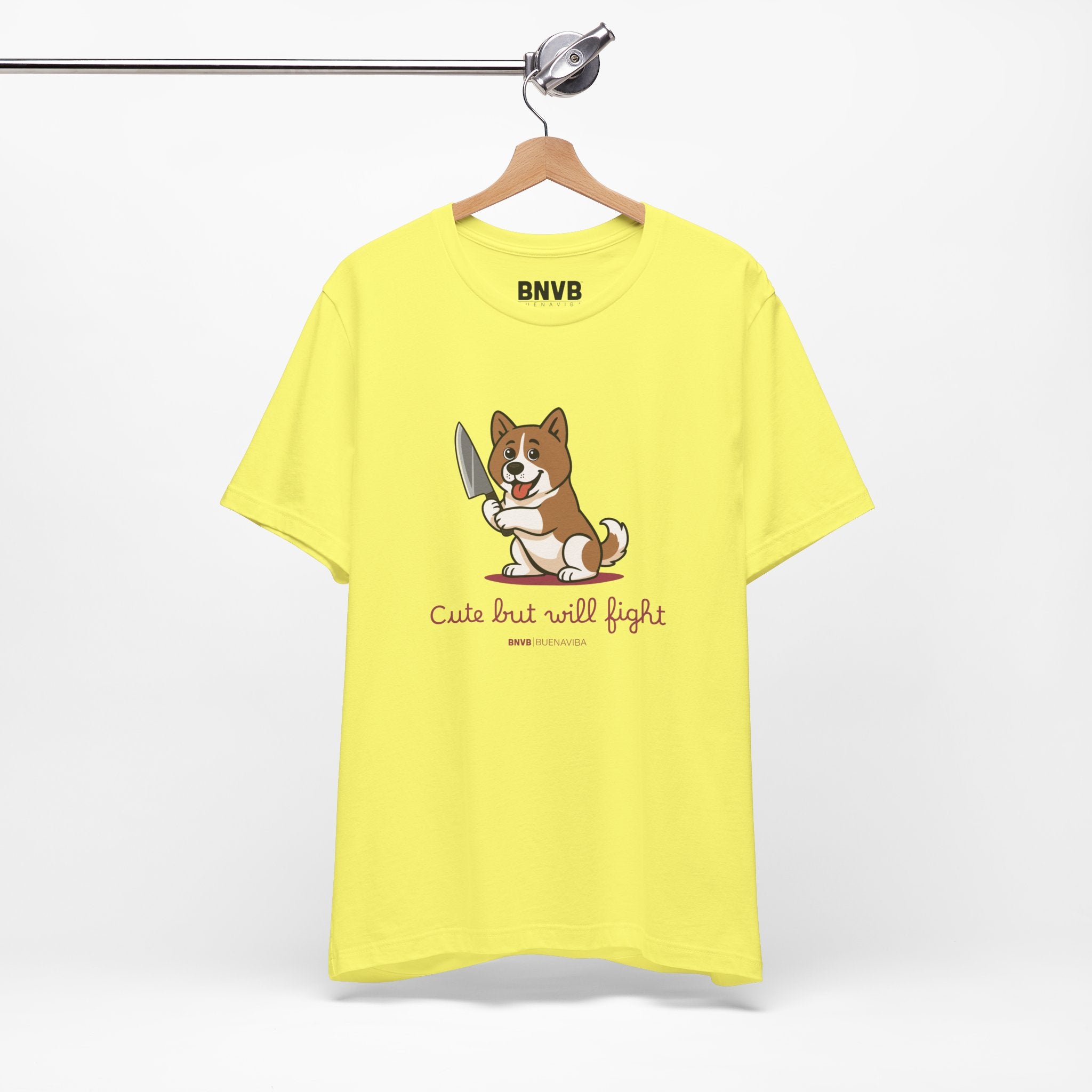 Cute But Will Fight Tee 🐾 | Akita Puppy Dog Lover T-Shirt