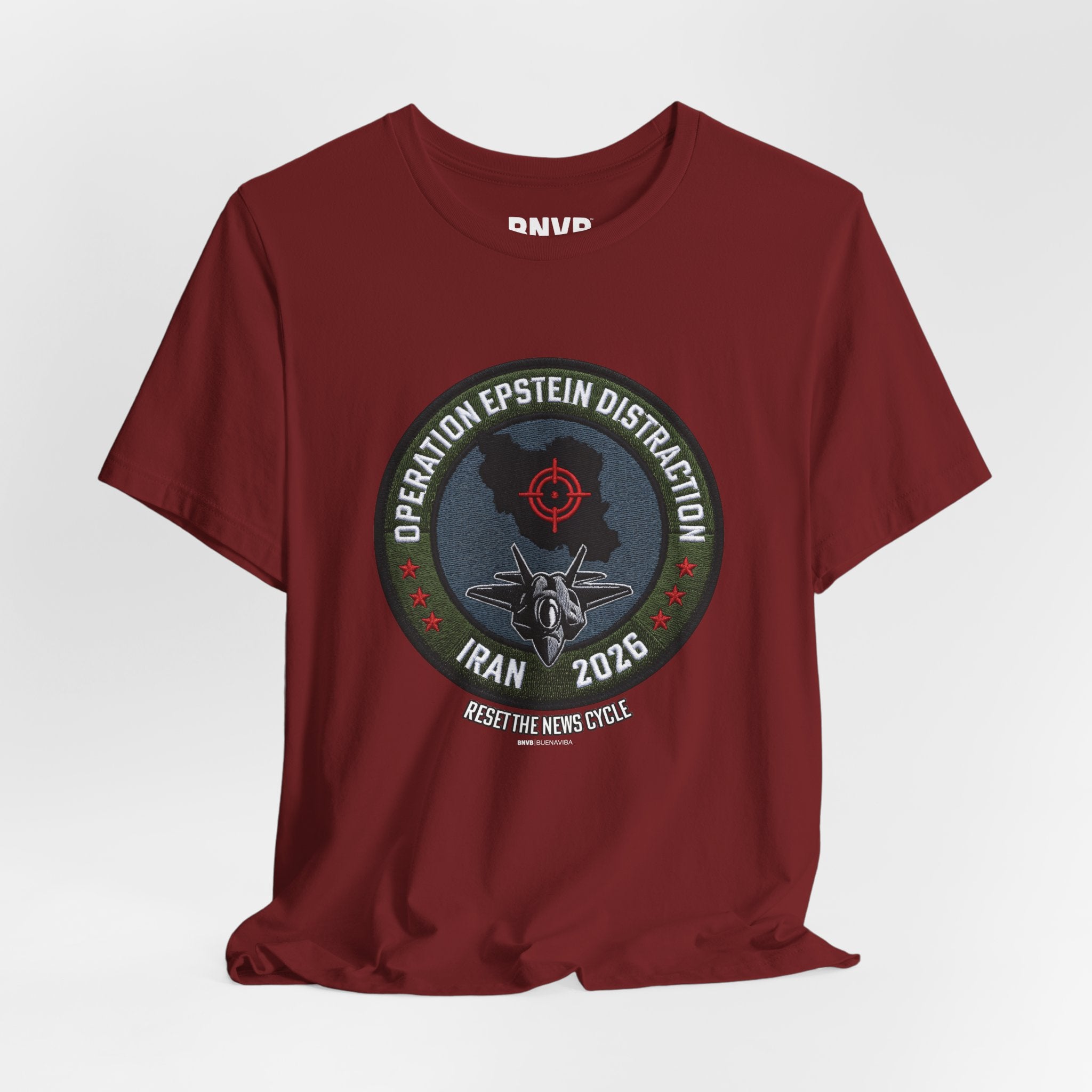 Operation Epstein Distraction Tee - Military Patch Edition