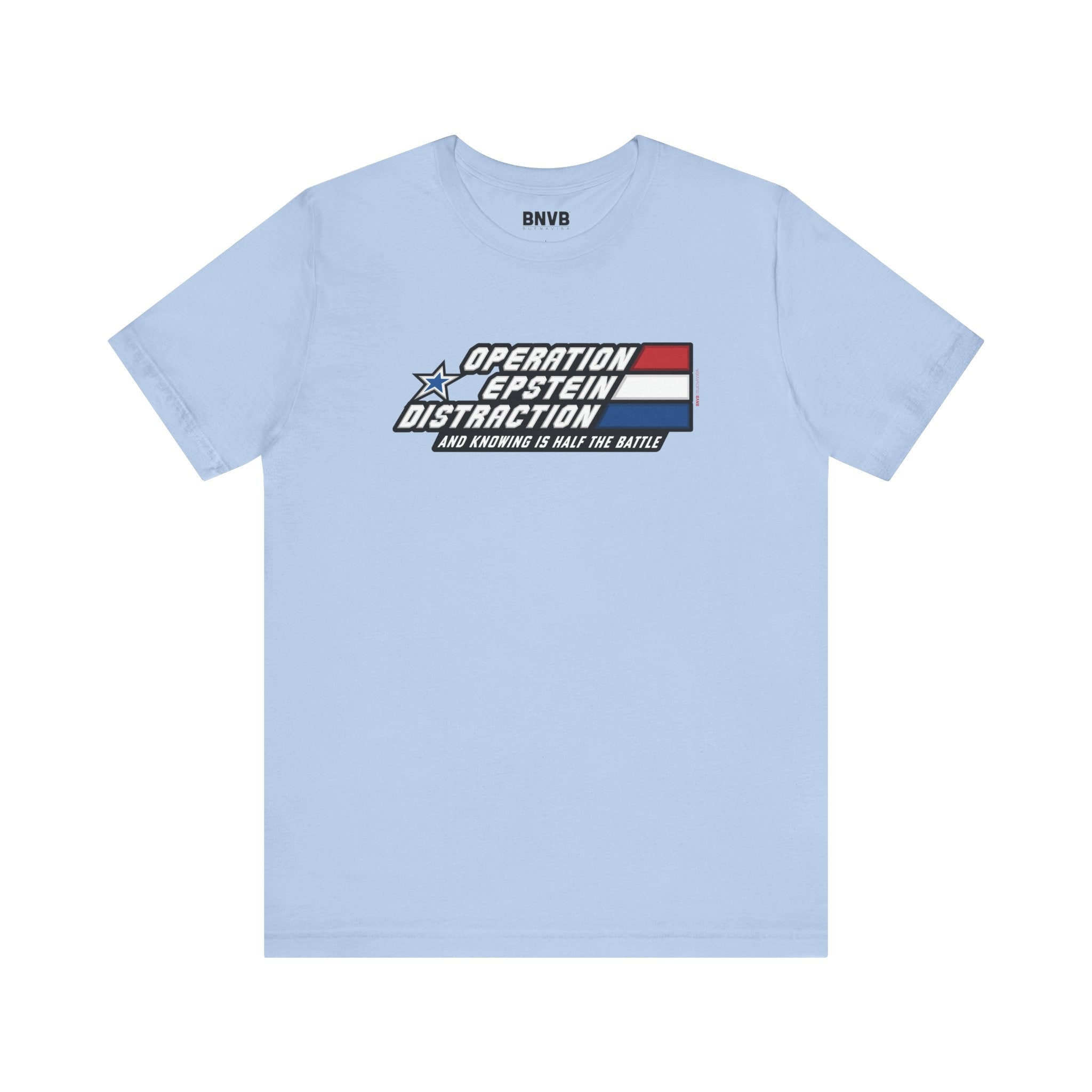 Operation Epstein Distraction Tee - Stripe Edition
