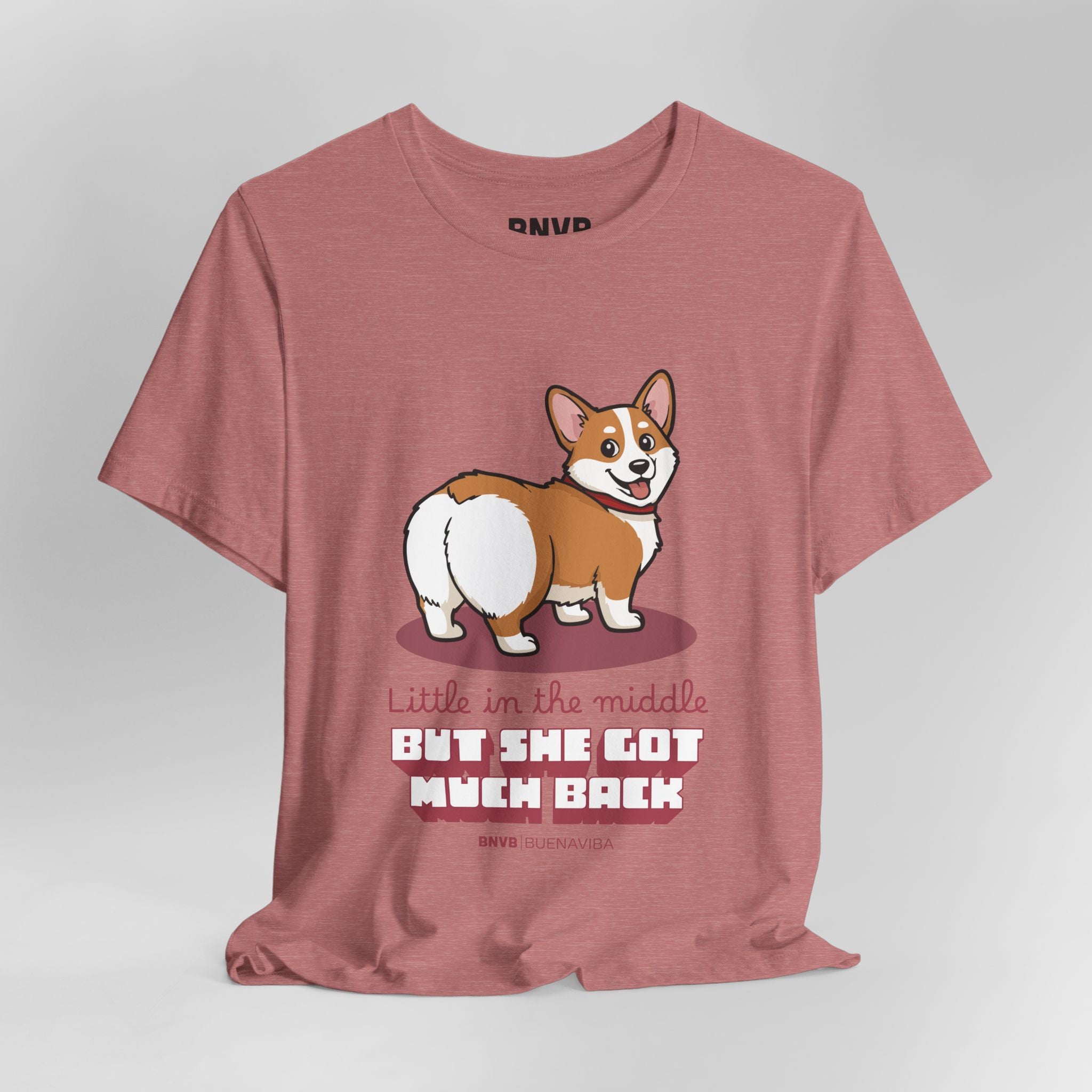 Little in the Middle, Much Back Corgi Tee