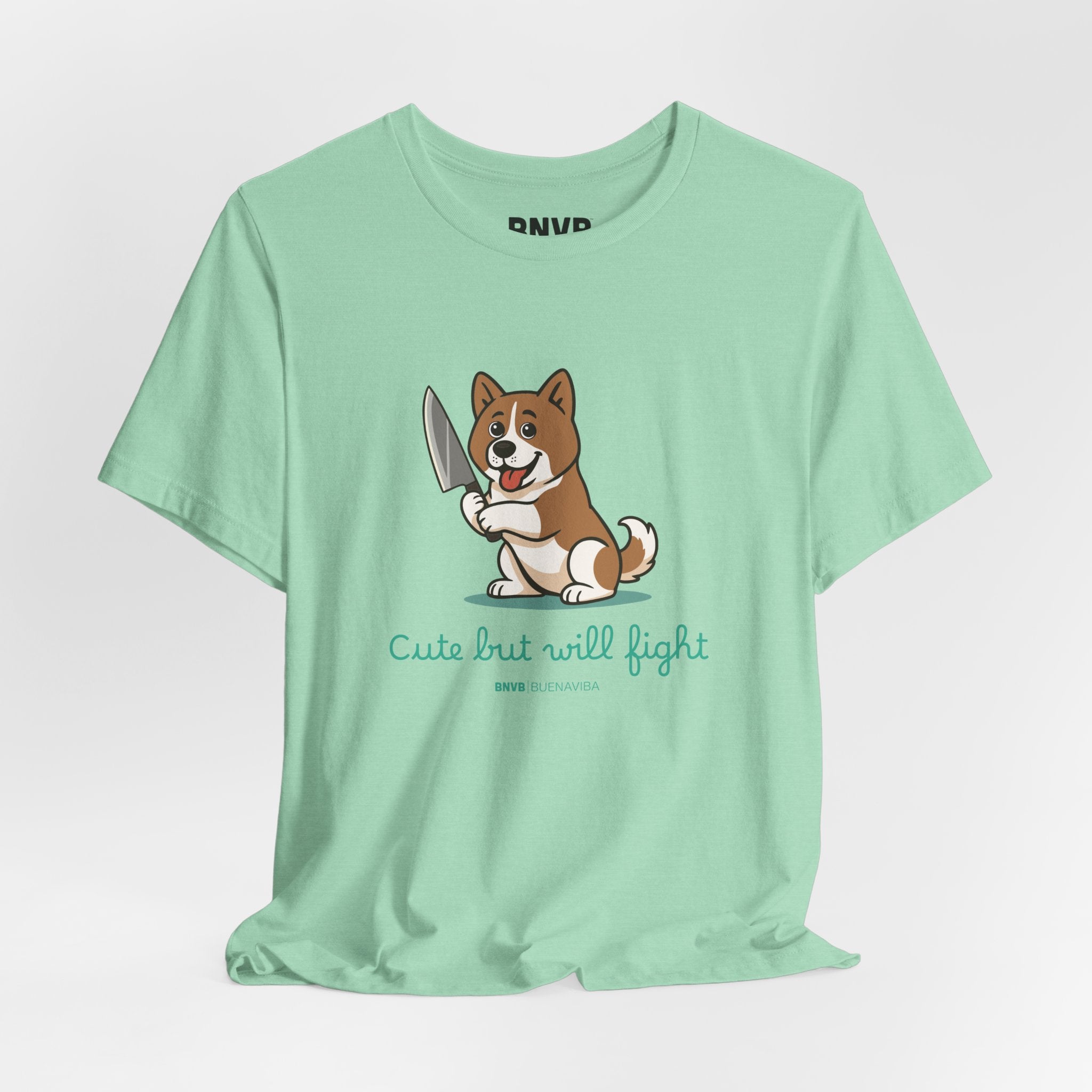 Cute But Will Fight Tee 🐾 | Akita Puppy Dog Lover T-Shirt