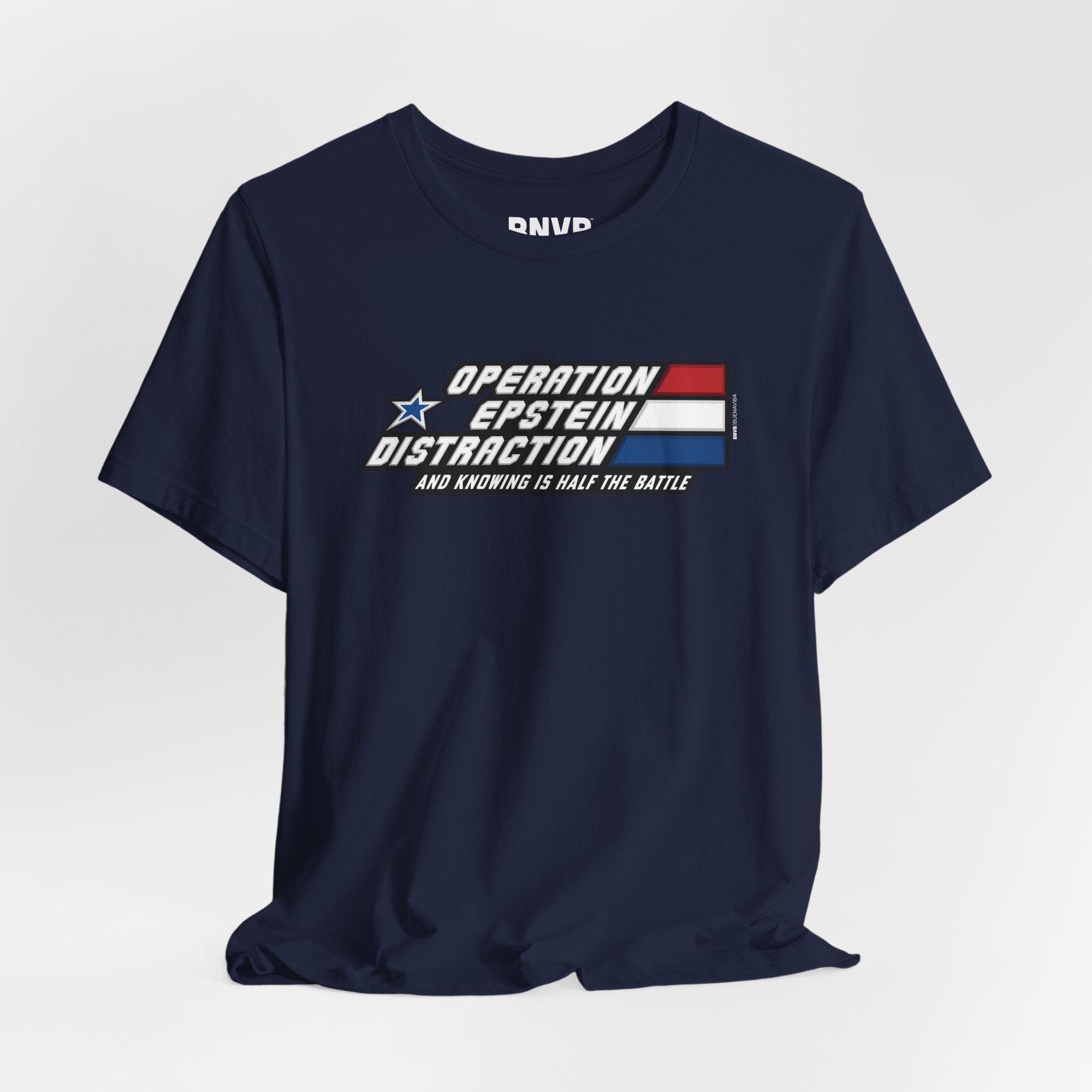 Operation Epstein Distraction Tee - Stripe Edition