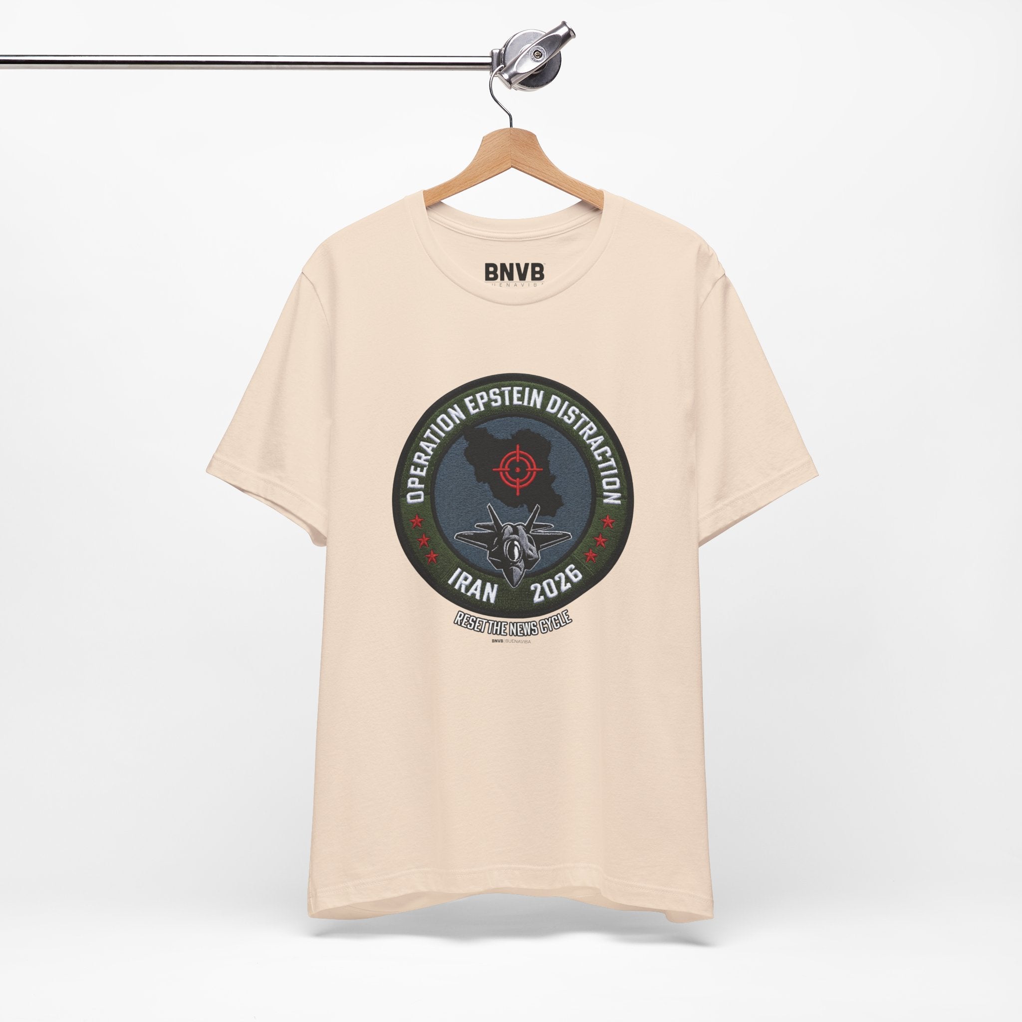 Operation Epstein Distraction Tee - Military Patch Edition