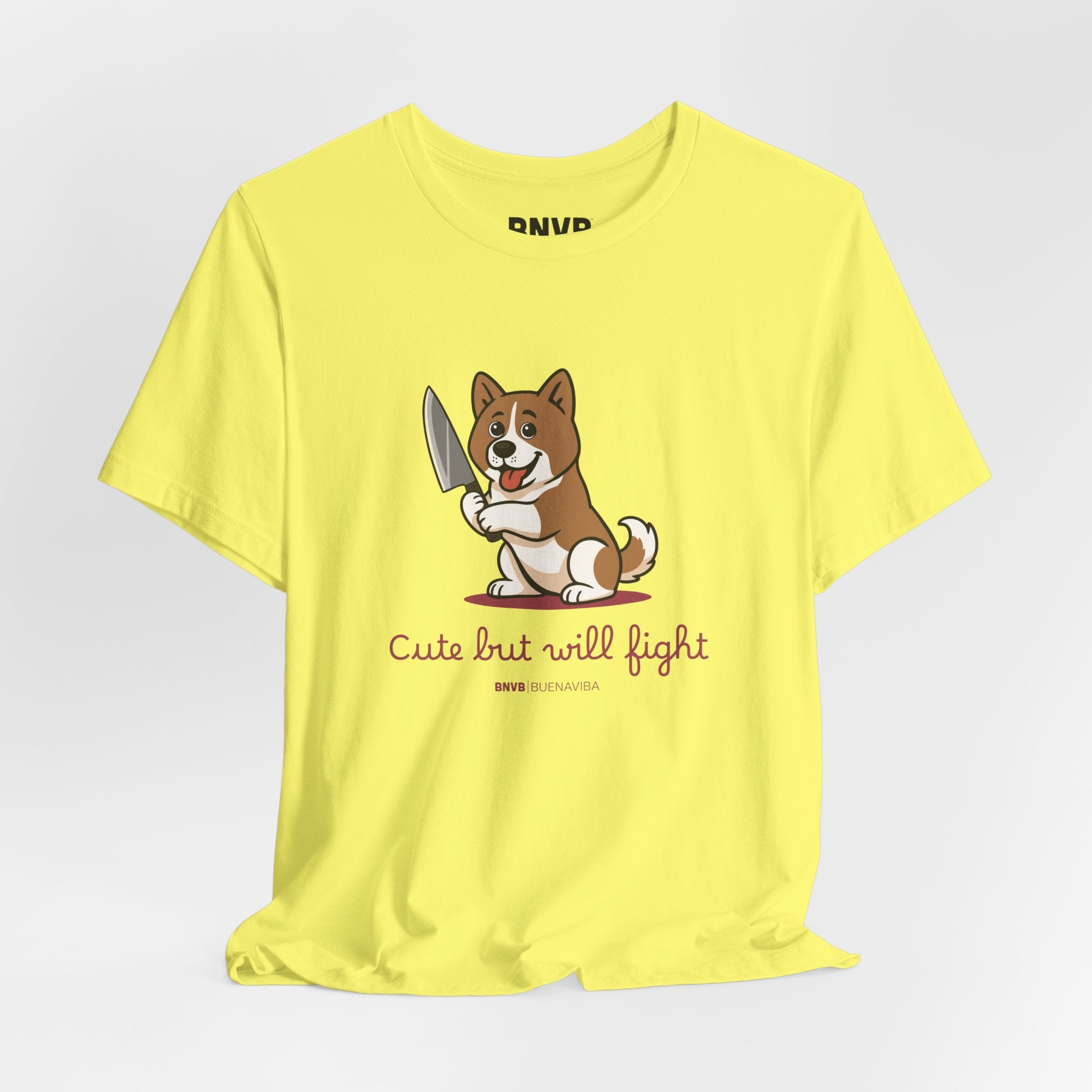 Cute But Will Fight Tee 🐾 | Akita Puppy Dog Lover T-Shirt