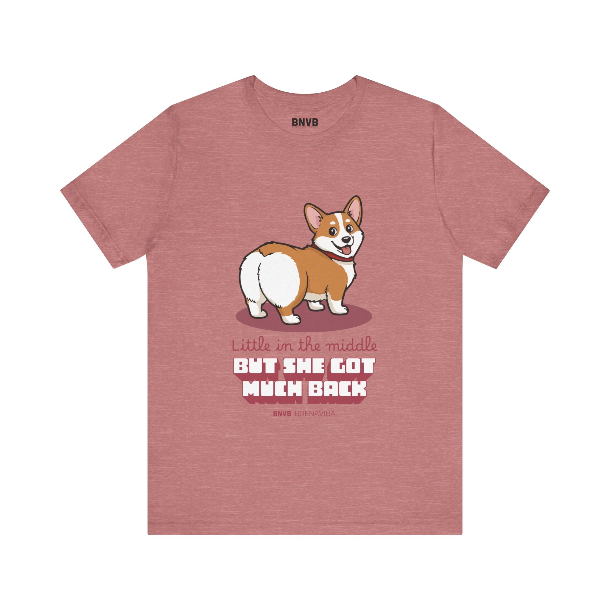 Little in the Middle, Much Back Corgi Tee