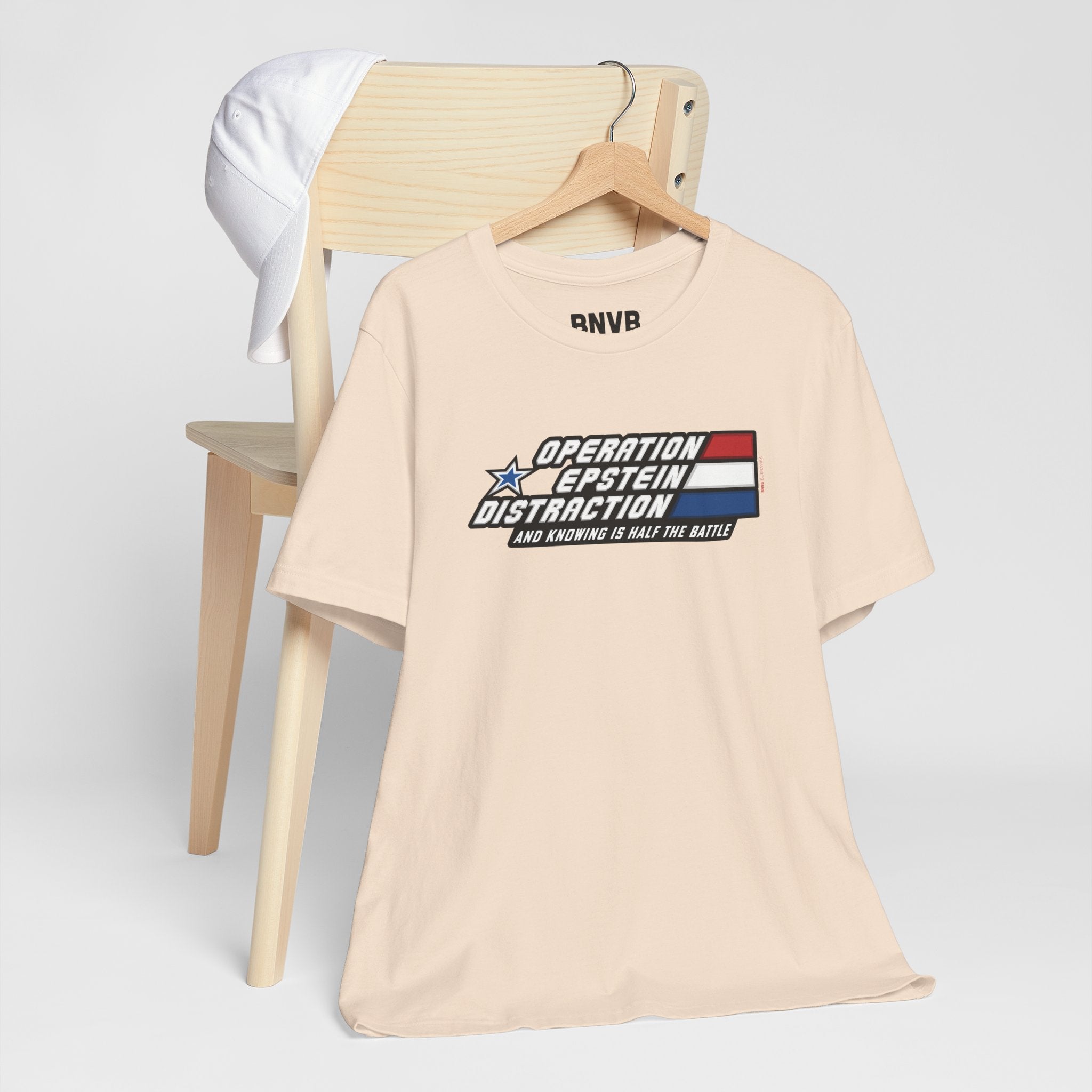 Operation Epstein Distraction Tee - Stripe Edition