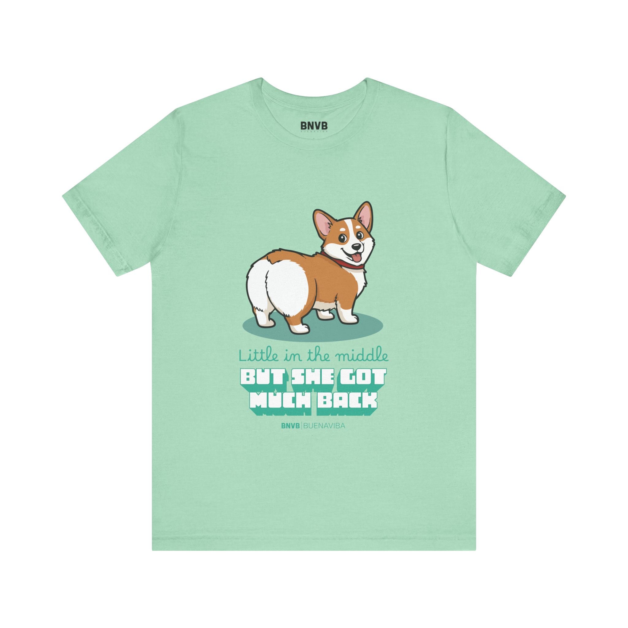 Little in the Middle, Much Back Corgi Tee