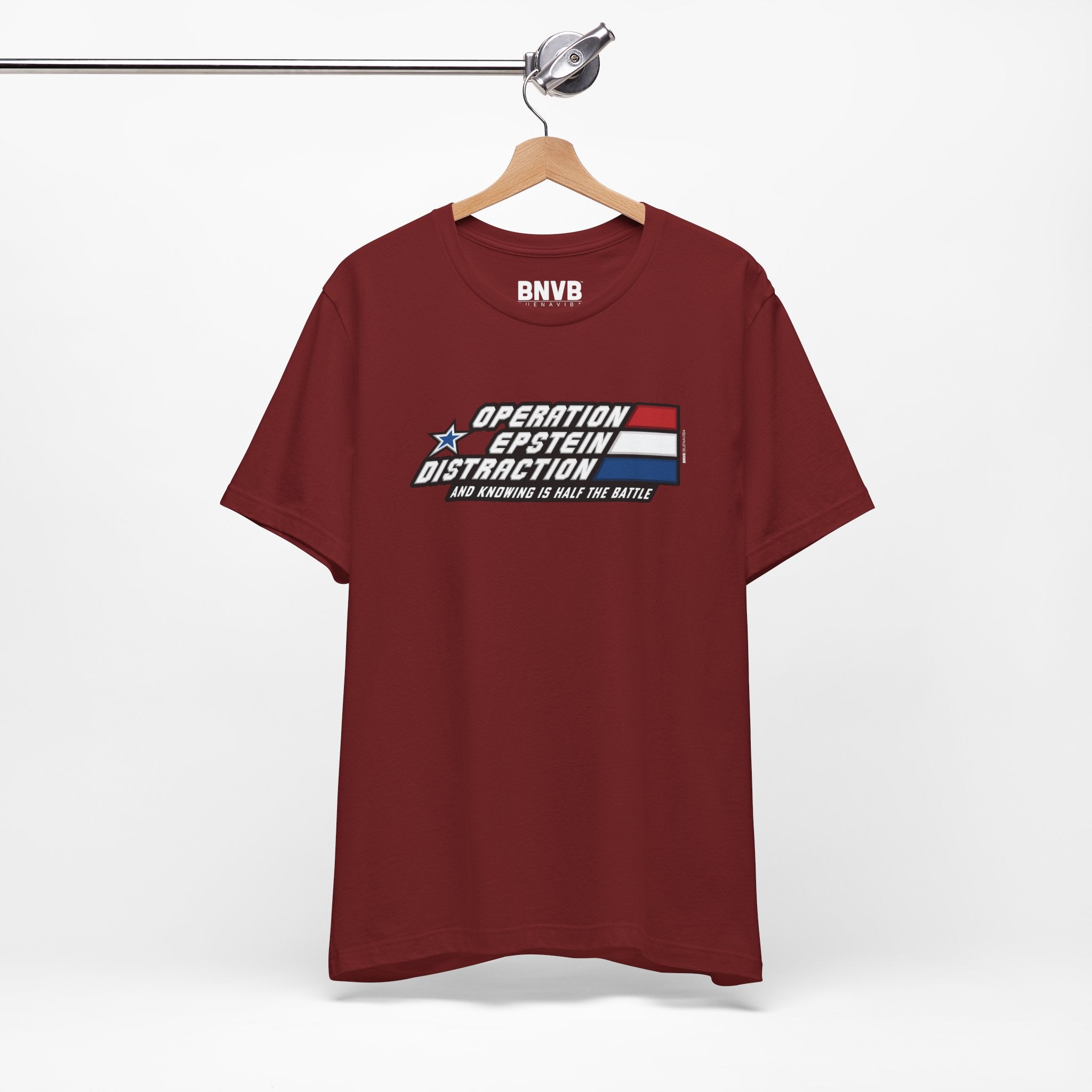 Operation Epstein Distraction Tee - Stripe Edition