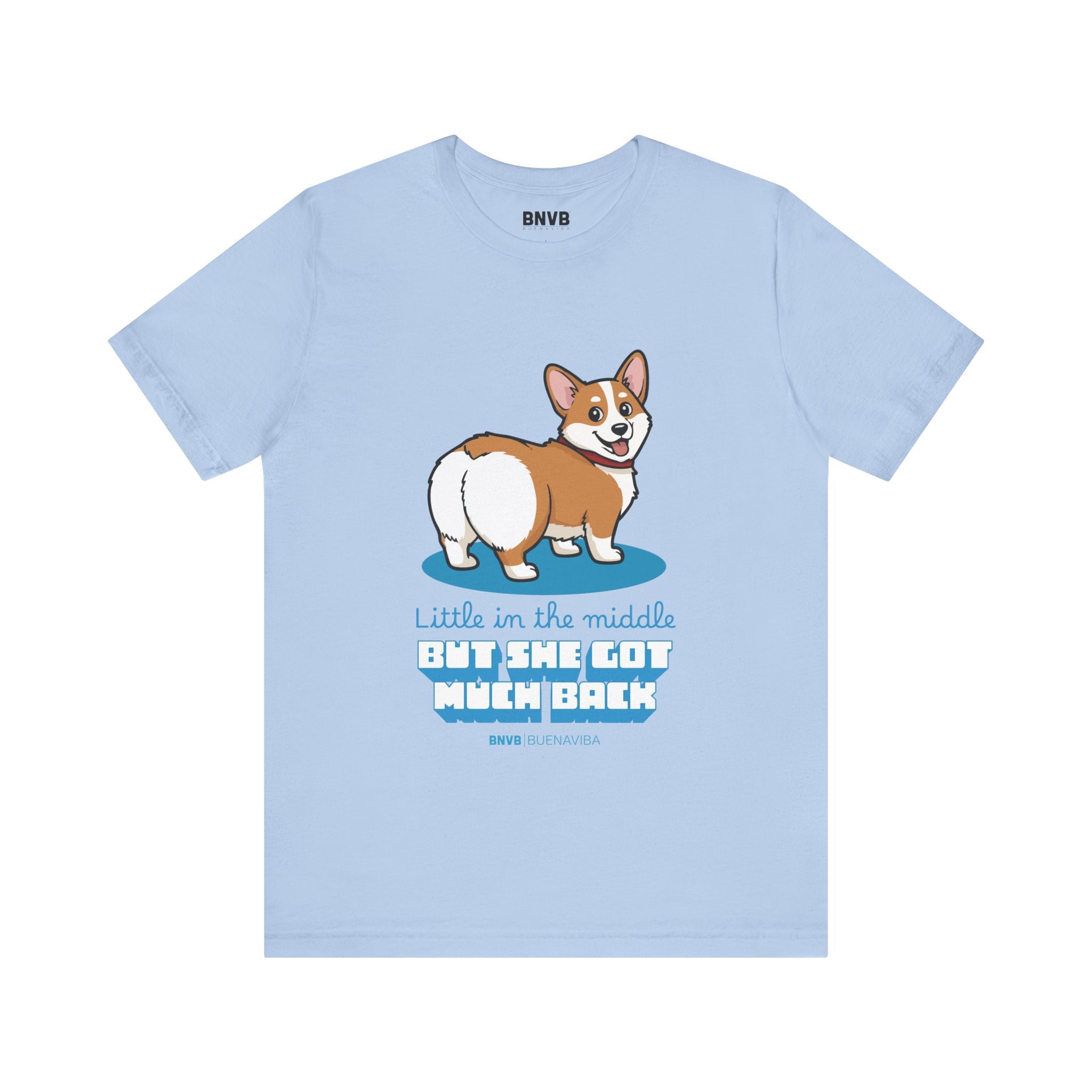 Little in the Middle, Much Back Corgi Tee