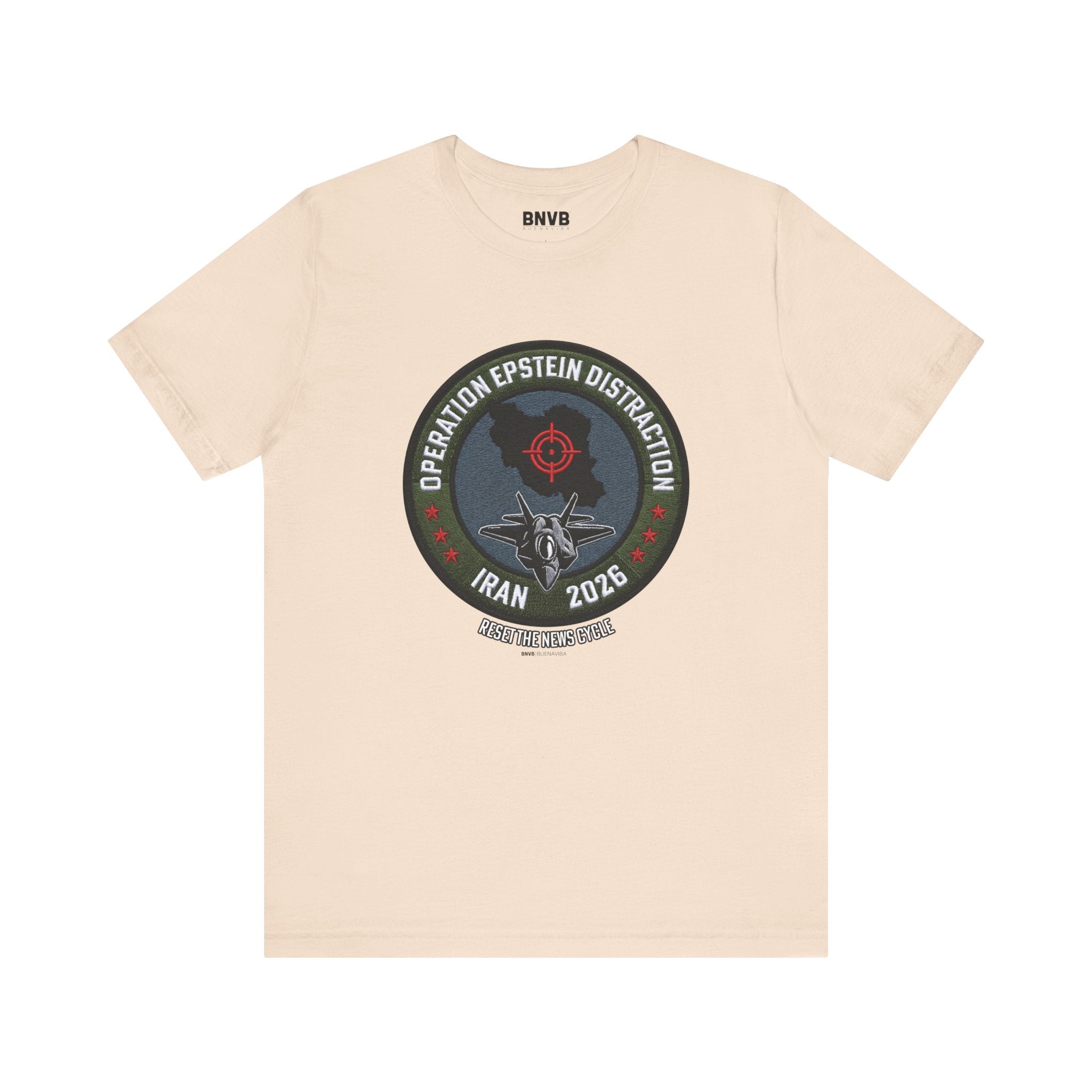 Operation Epstein Distraction Tee - Military Patch Edition