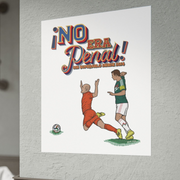 ¡No Era Penal! Mexico Fútbol Retro Poster — Vintage Sports Wall Art