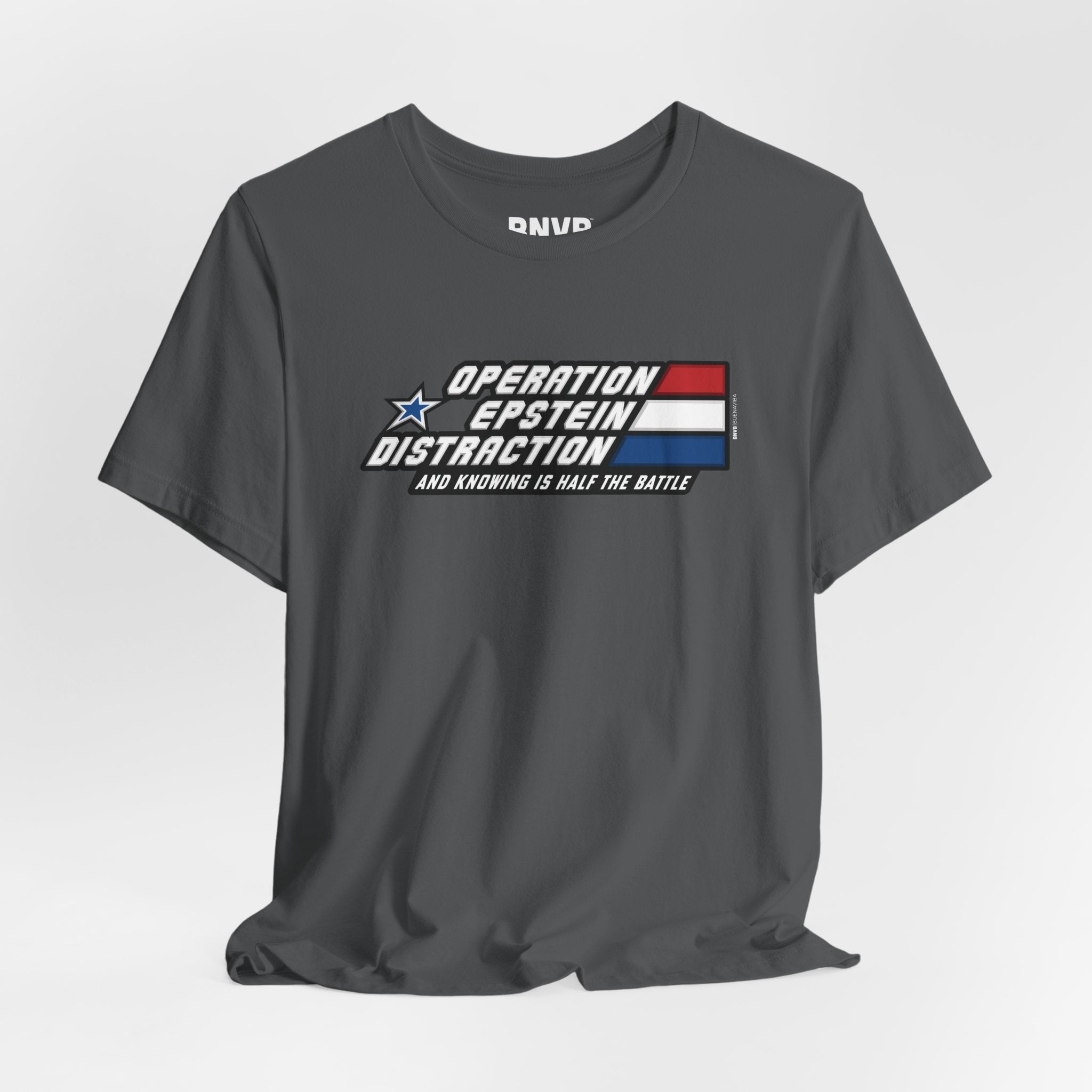 Operation Epstein Distraction Tee - Stripe Edition