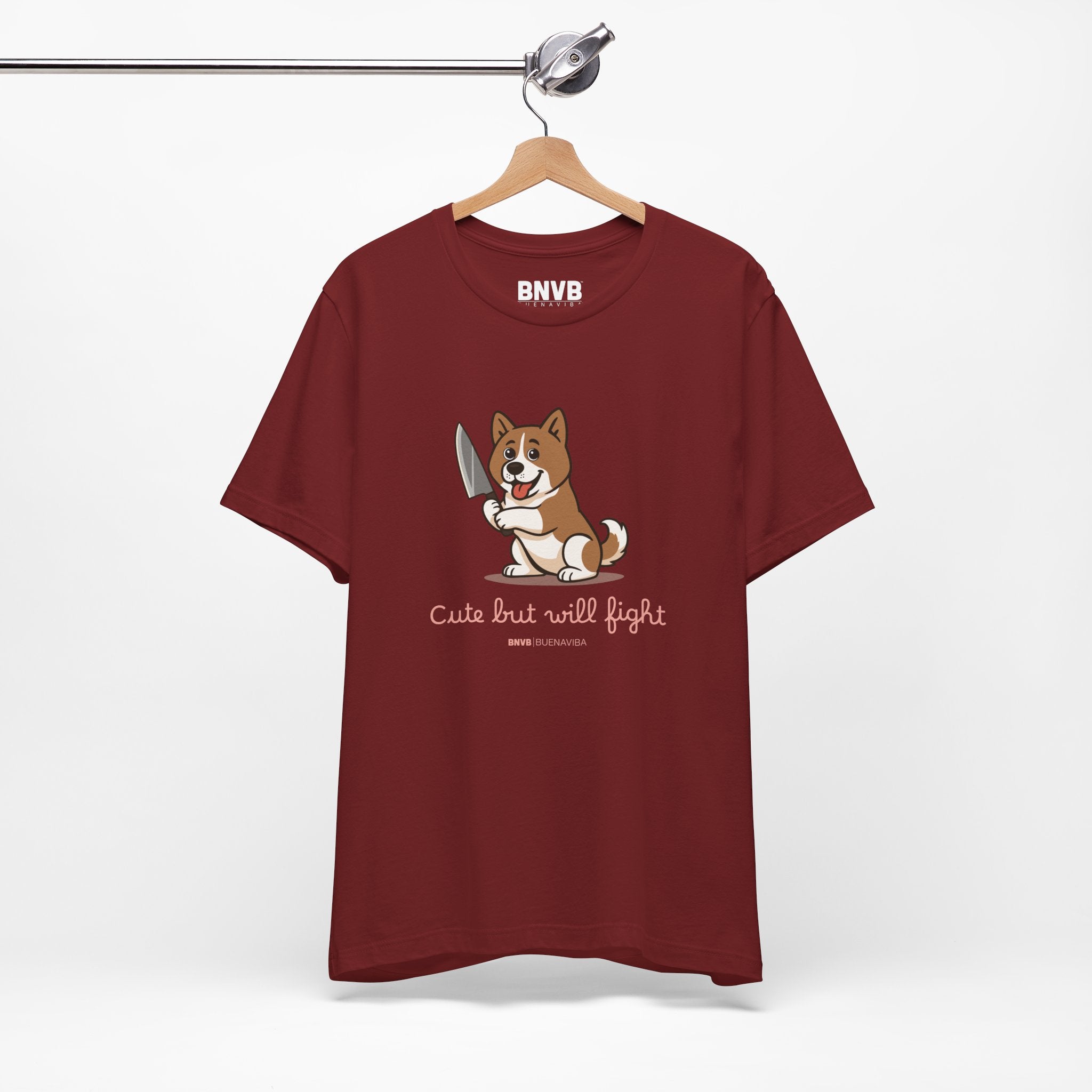 Cute But Will Fight Tee 🐾 | Akita Puppy Dog Lover T-Shirt
