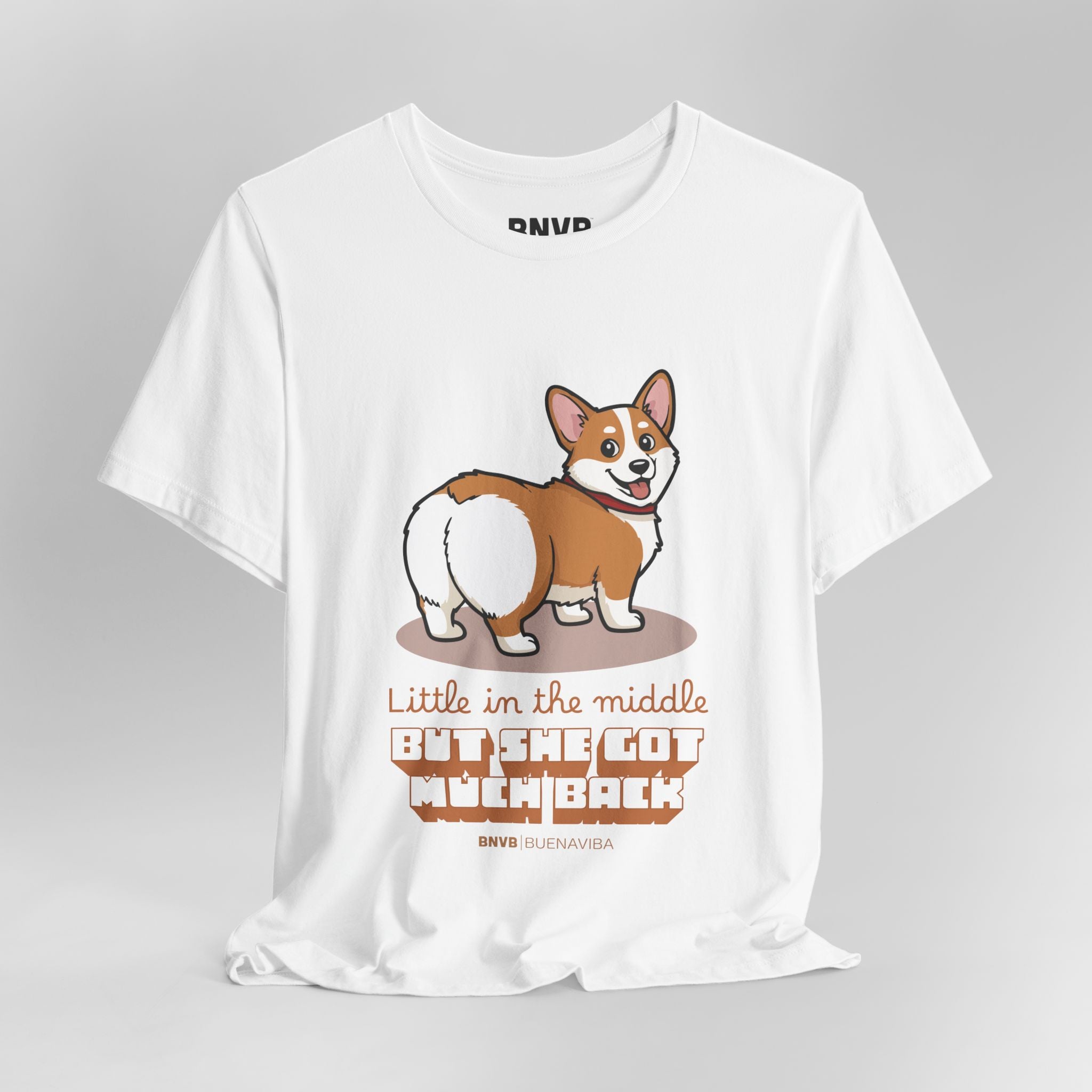 Little in the Middle, Much Back Corgi Tee