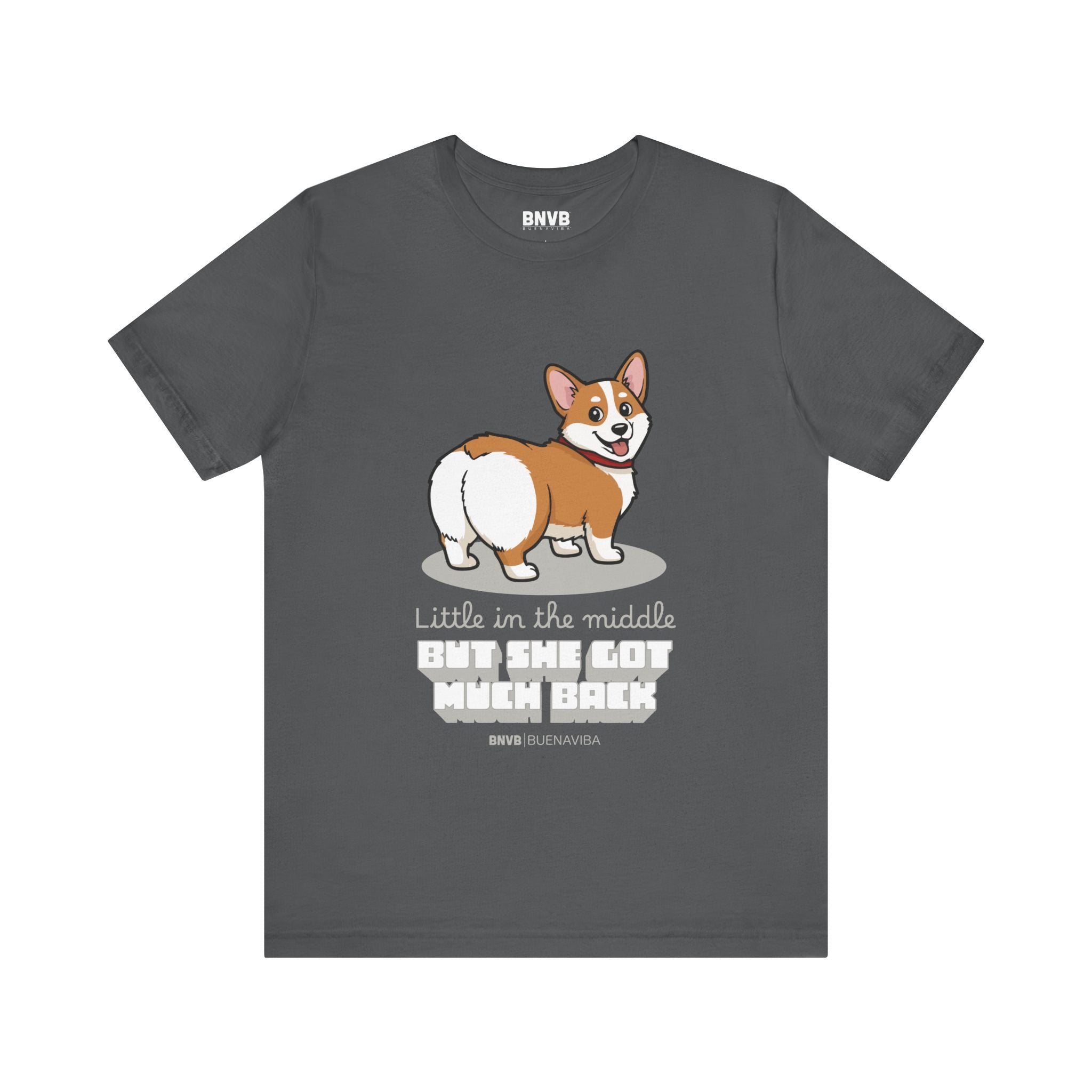 Little in the Middle, Much Back Corgi Tee