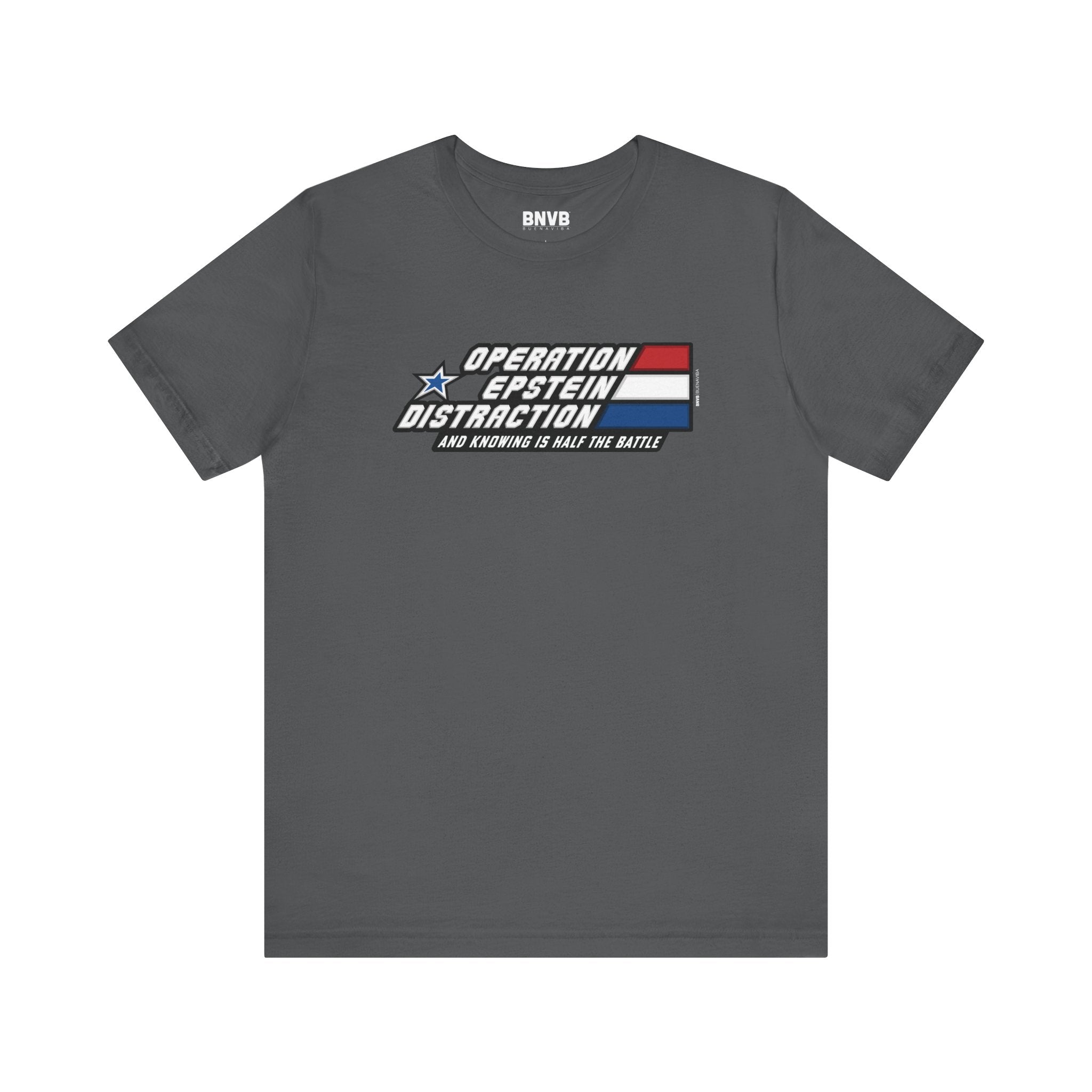 Operation Epstein Distraction Tee - Stripe Edition