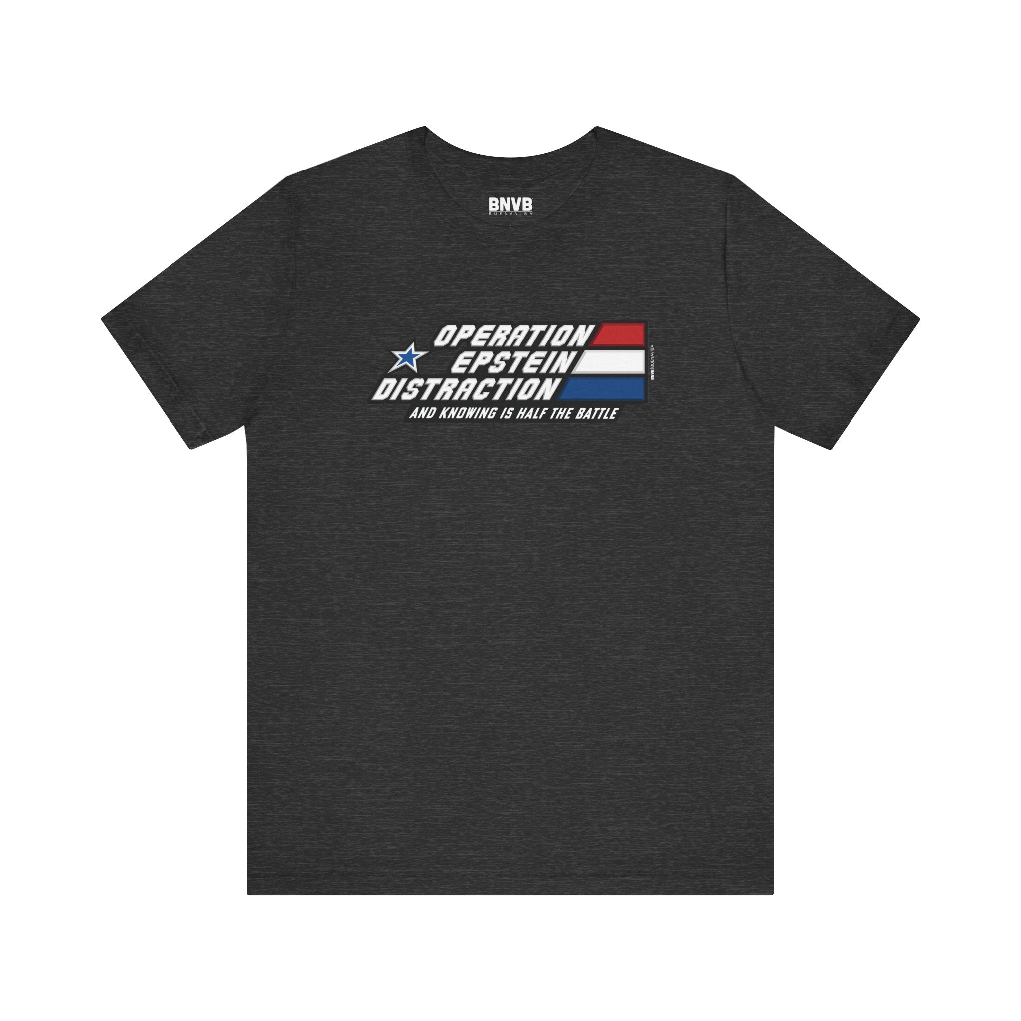 Operation Epstein Distraction Tee - Stripe Edition
