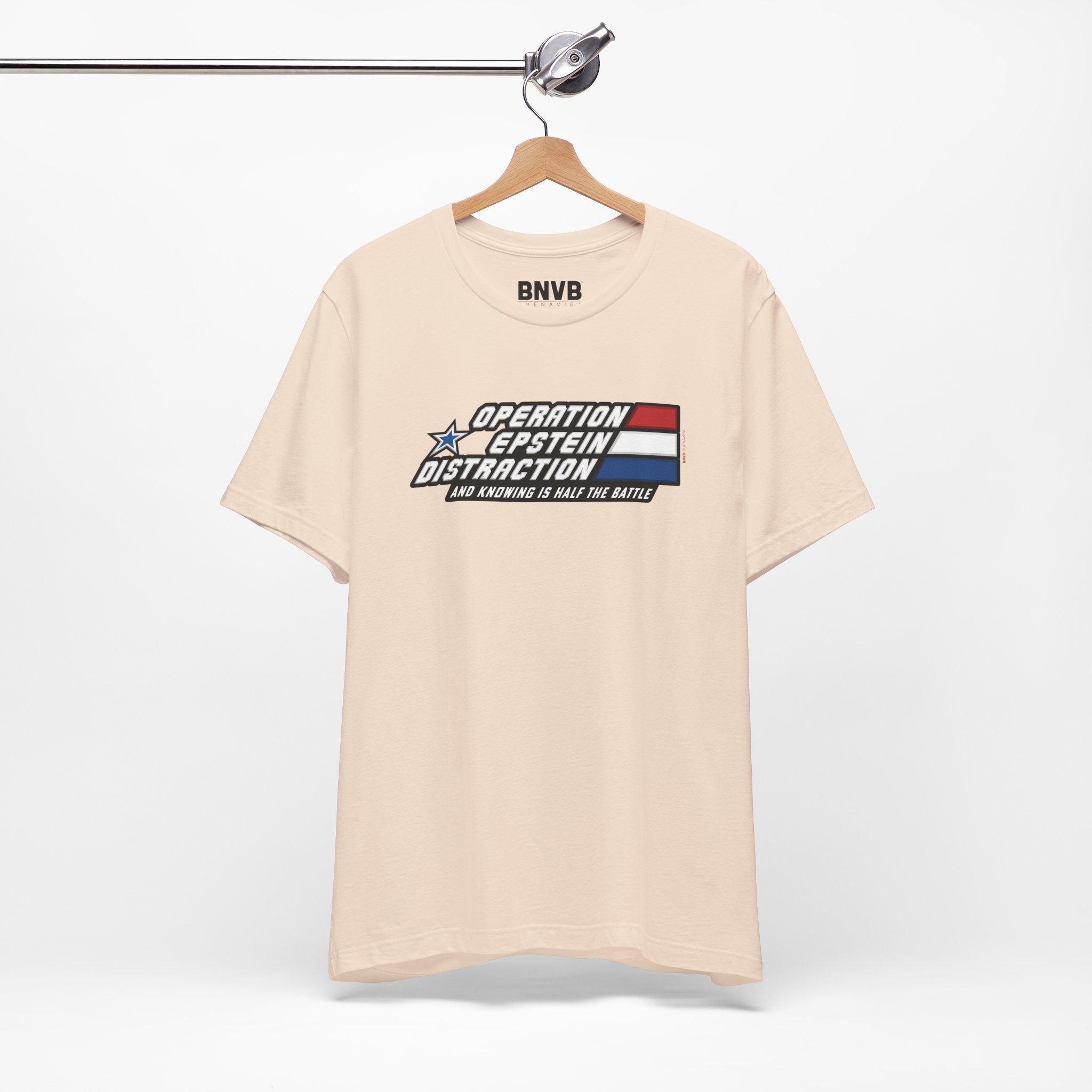 Operation Epstein Distraction Tee - Stripe Edition