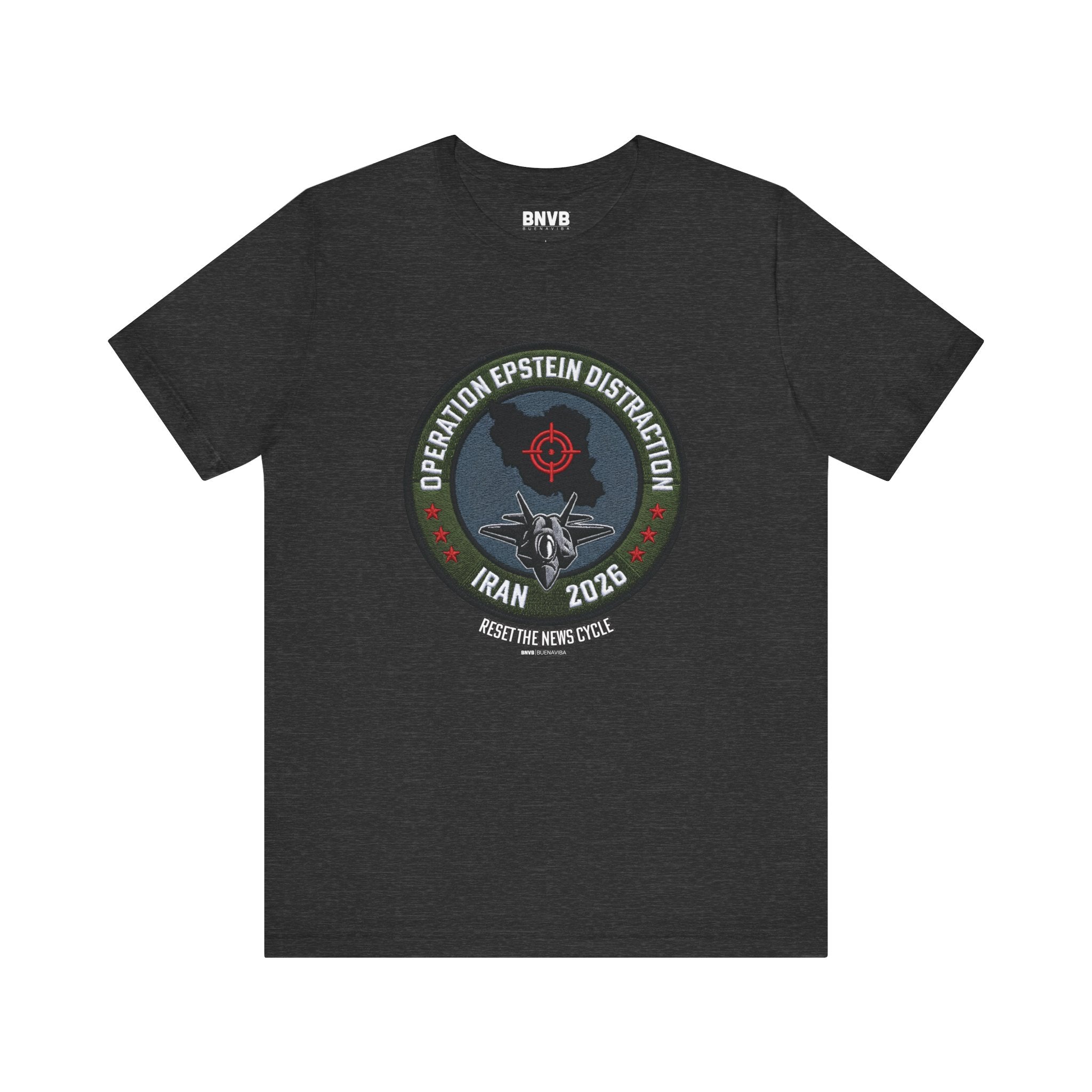 Operation Epstein Distraction Tee - Military Patch Edition