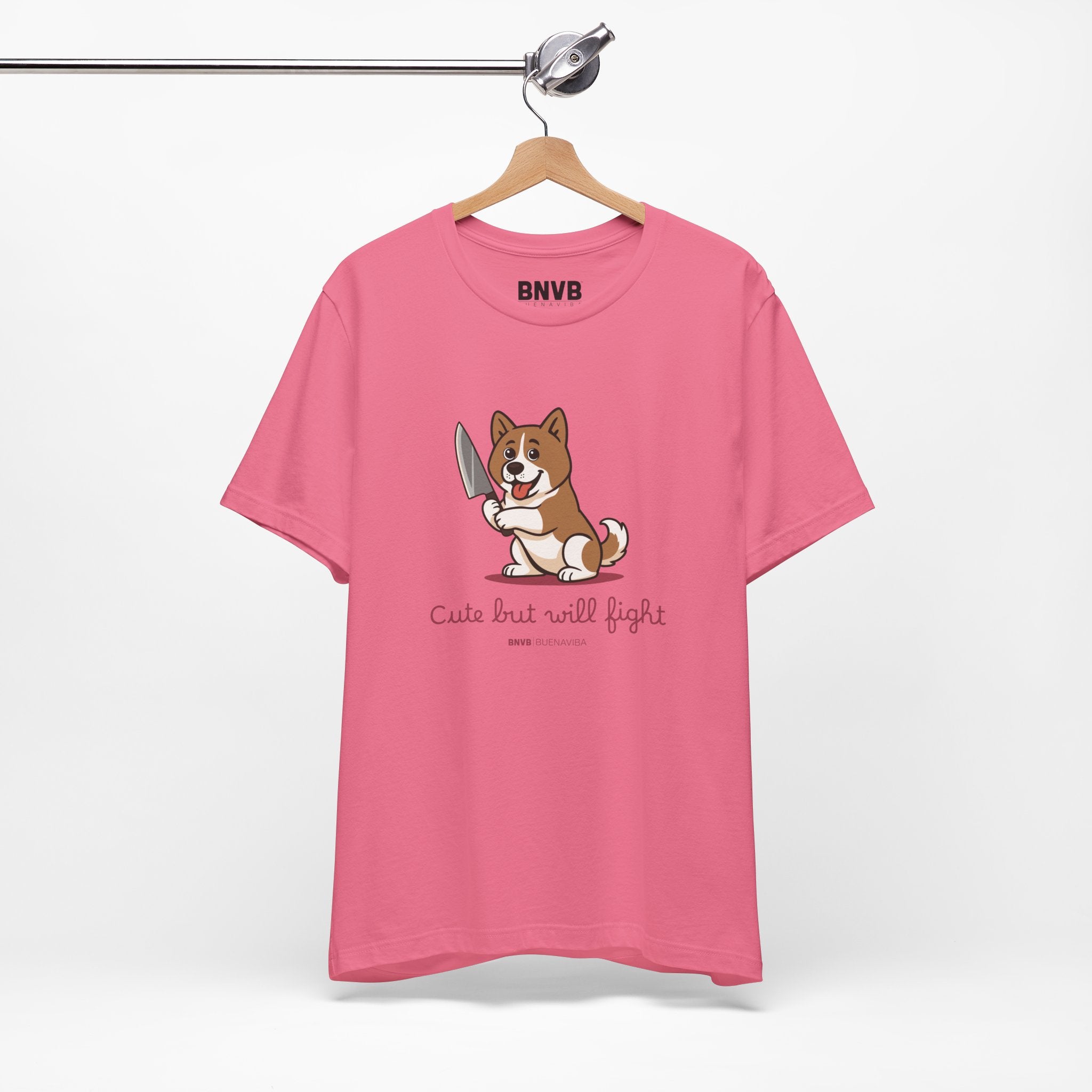 Cute But Will Fight Tee 🐾 | Akita Puppy Dog Lover T-Shirt