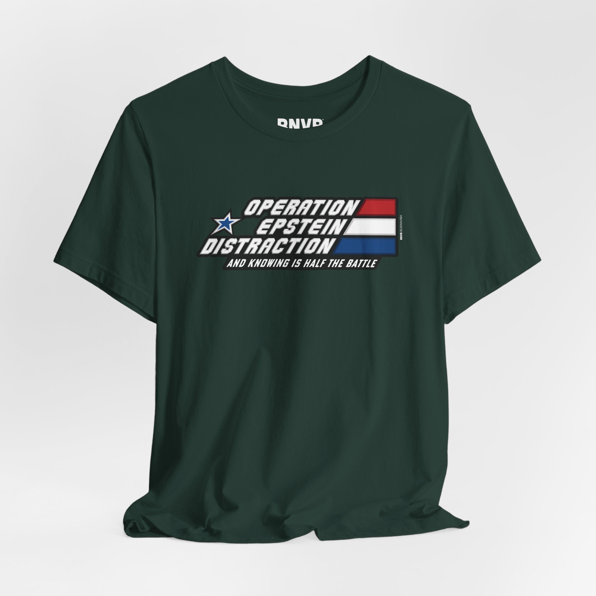 Operation Epstein Distraction Tee - Stripe Edition