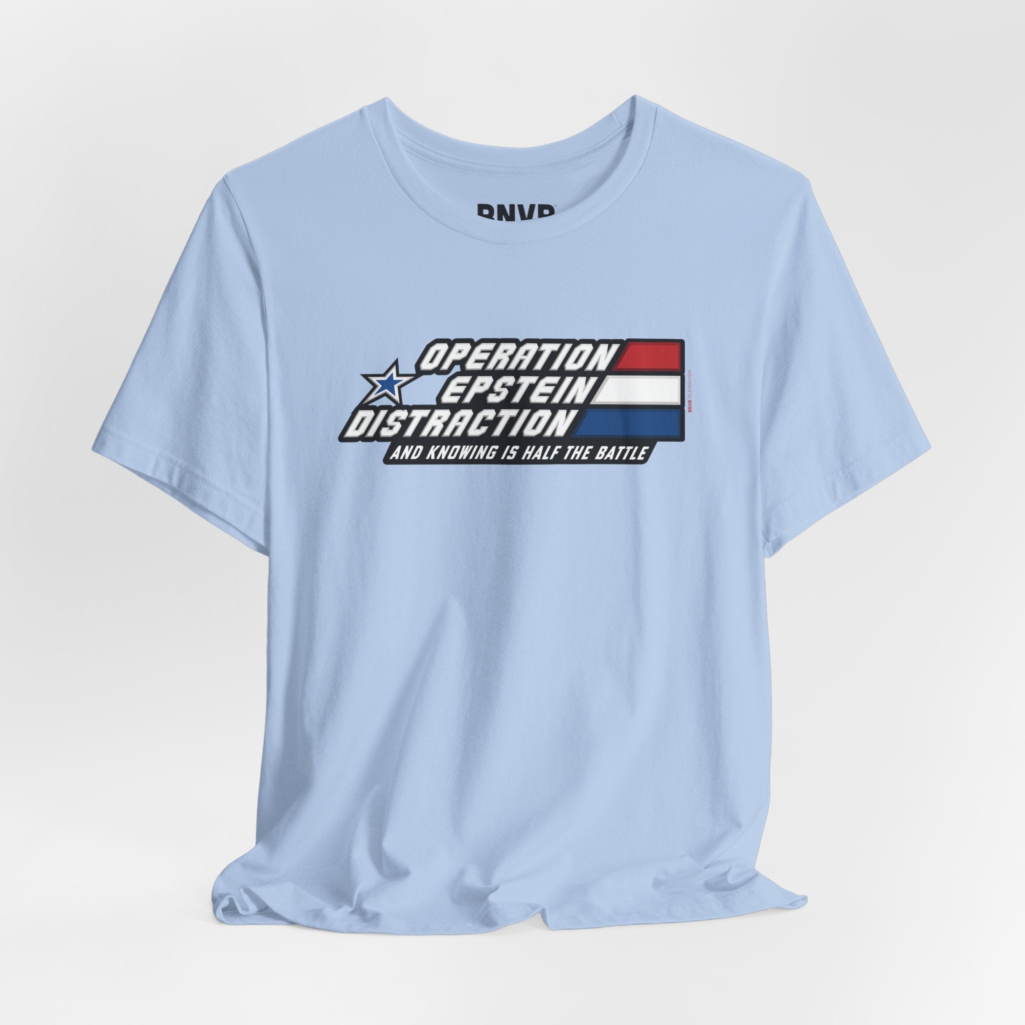 Operation Epstein Distraction Tee - Stripe Edition