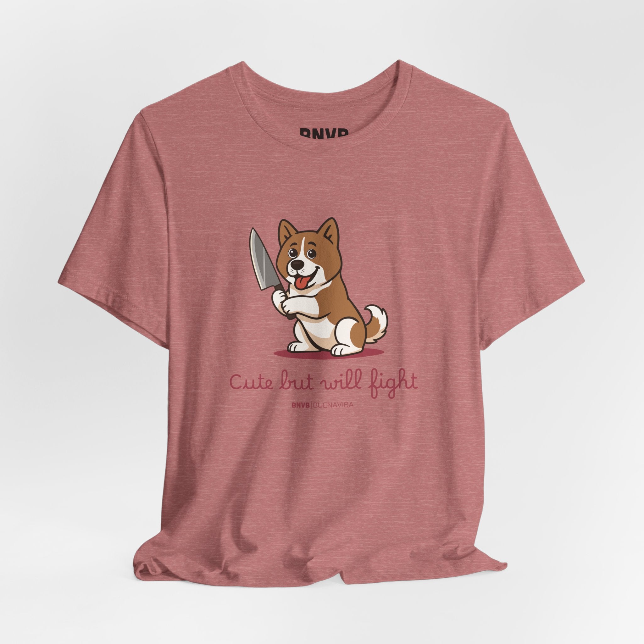 Cute But Will Fight Tee 🐾 | Akita Puppy Dog Lover T-Shirt