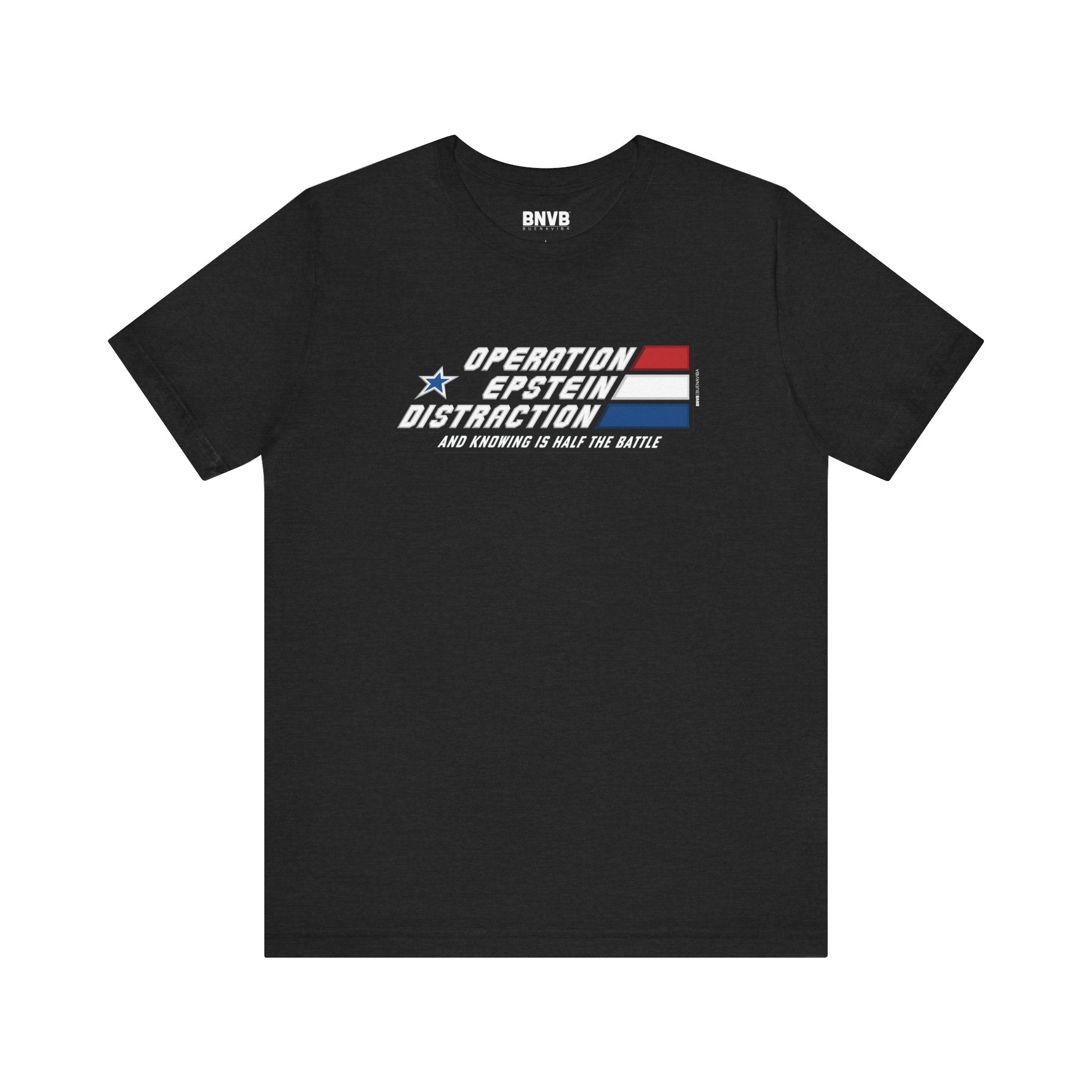 Operation Epstein Distraction Tee - Stripe Edition