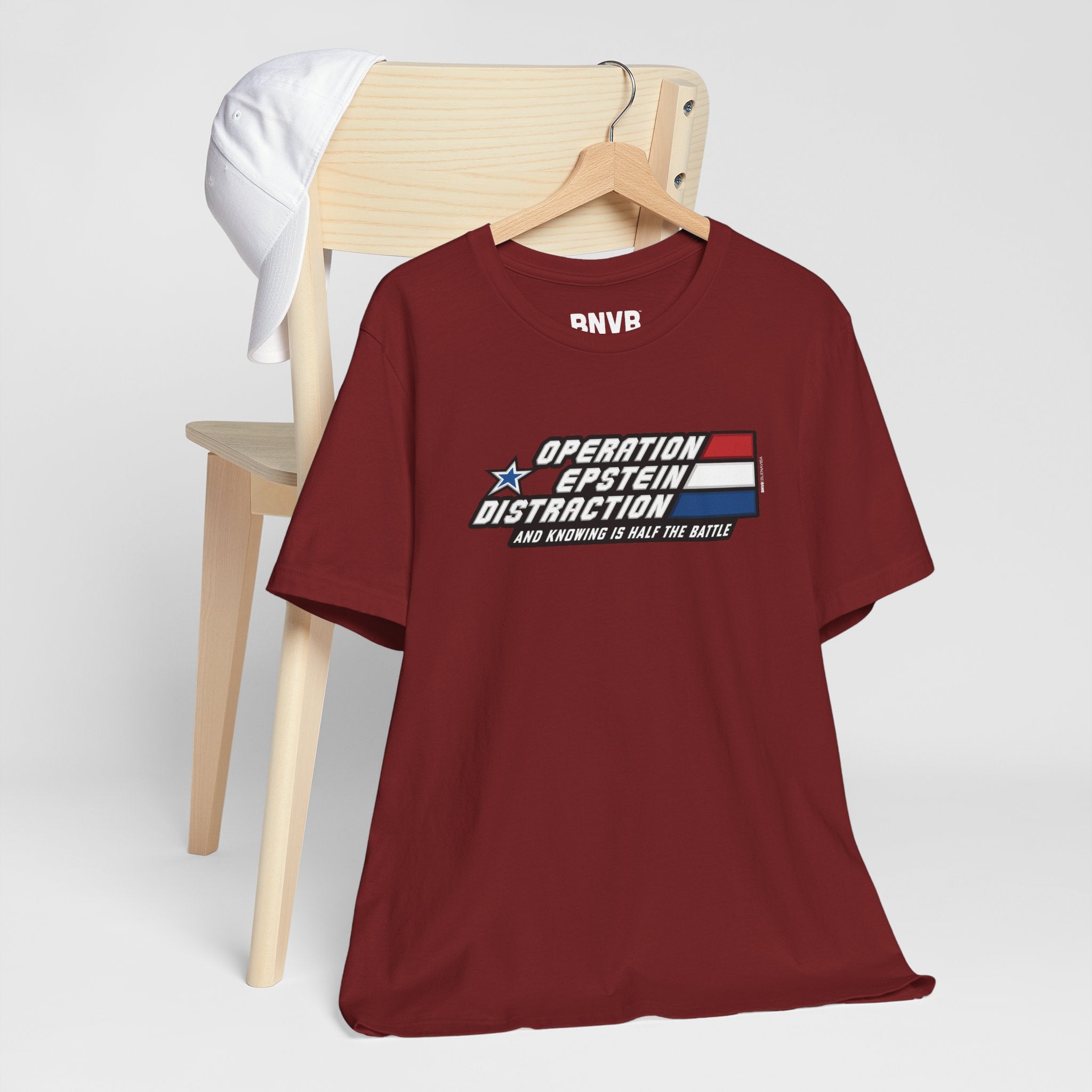 Operation Epstein Distraction Tee - Stripe Edition