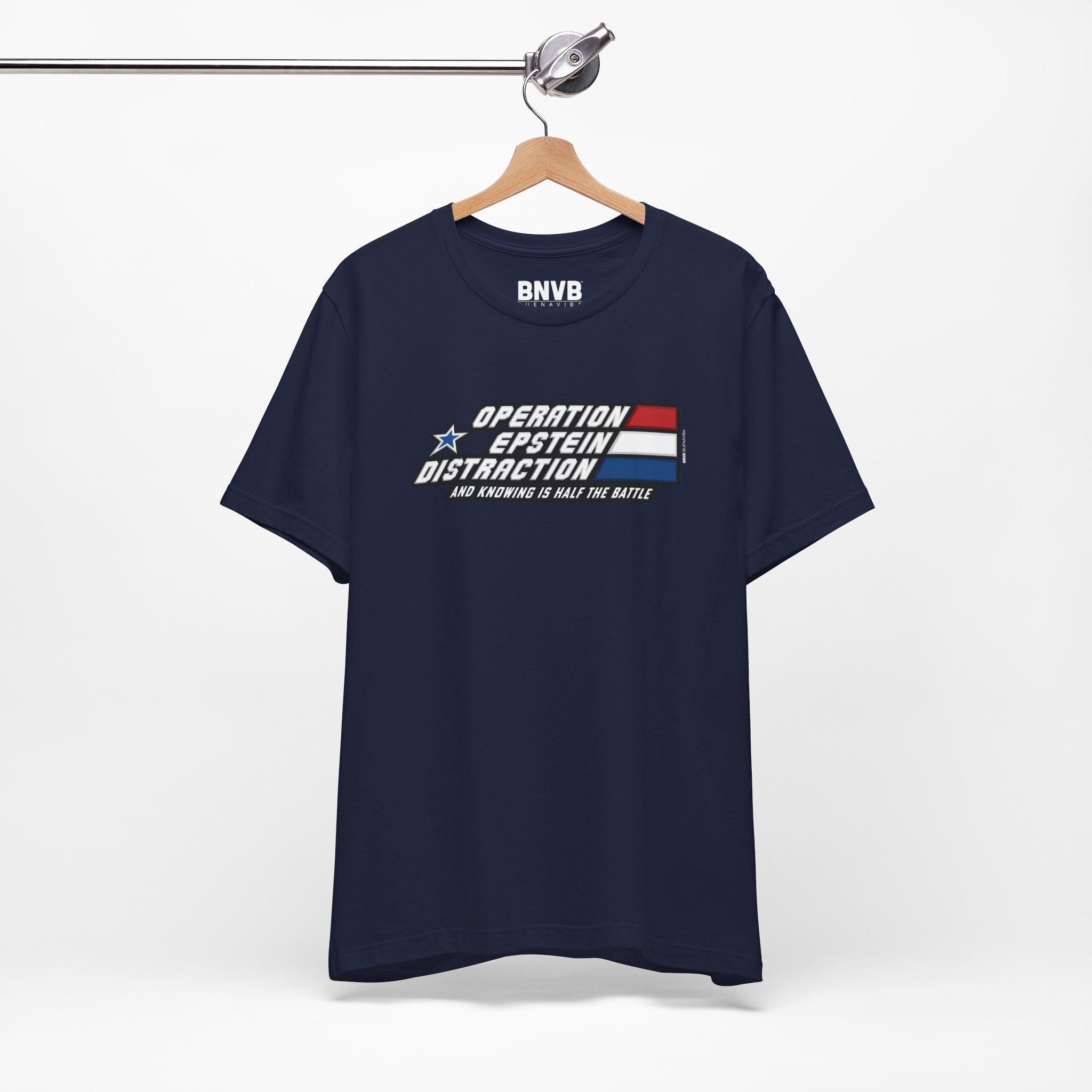 Operation Epstein Distraction Tee - Stripe Edition