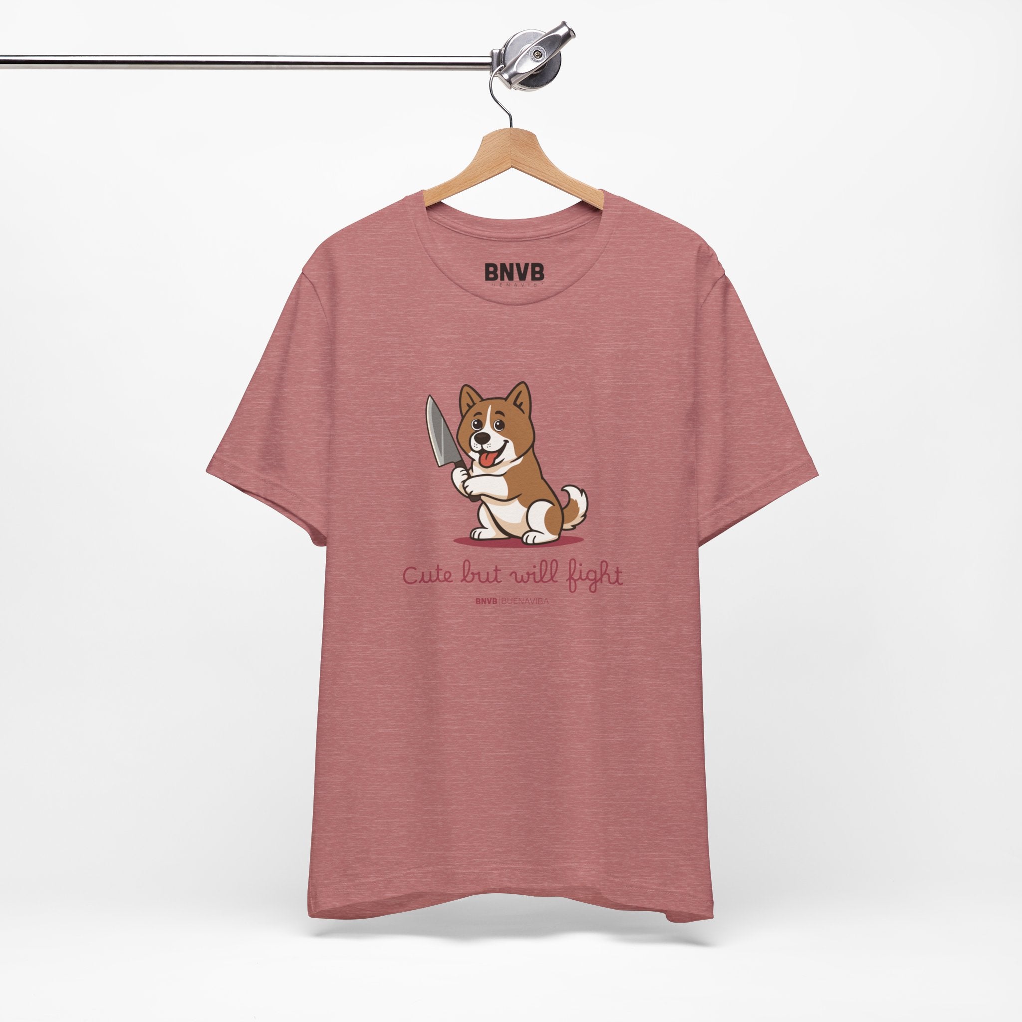 Cute But Will Fight Tee 🐾 | Akita Puppy Dog Lover T-Shirt