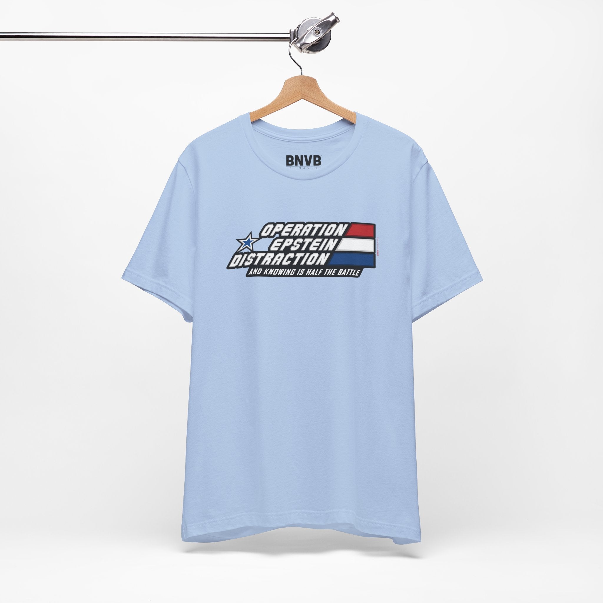 Operation Epstein Distraction Tee - Stripe Edition