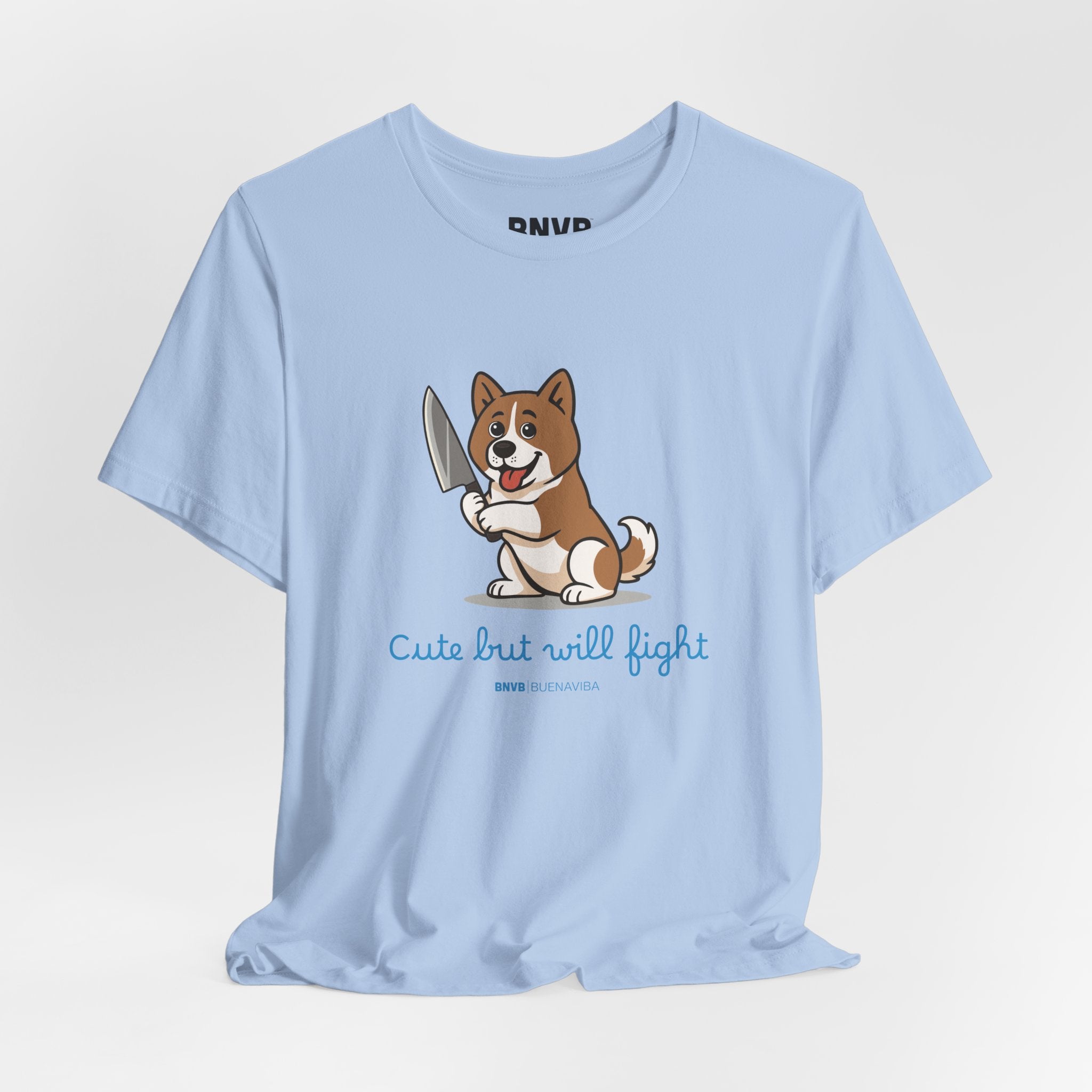 Cute But Will Fight Tee 🐾 | Akita Puppy Dog Lover T-Shirt