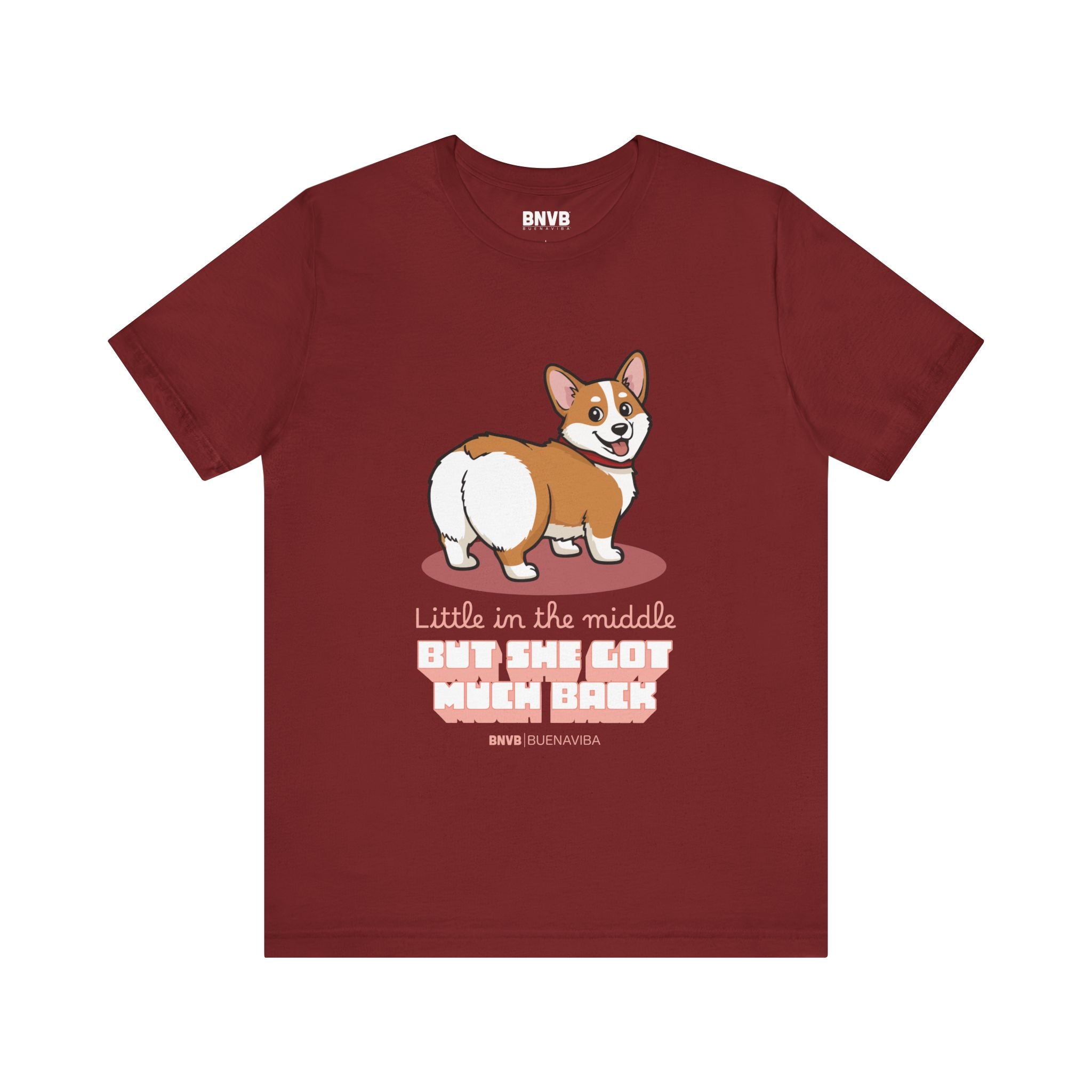 Little in the Middle, Much Back Corgi Tee