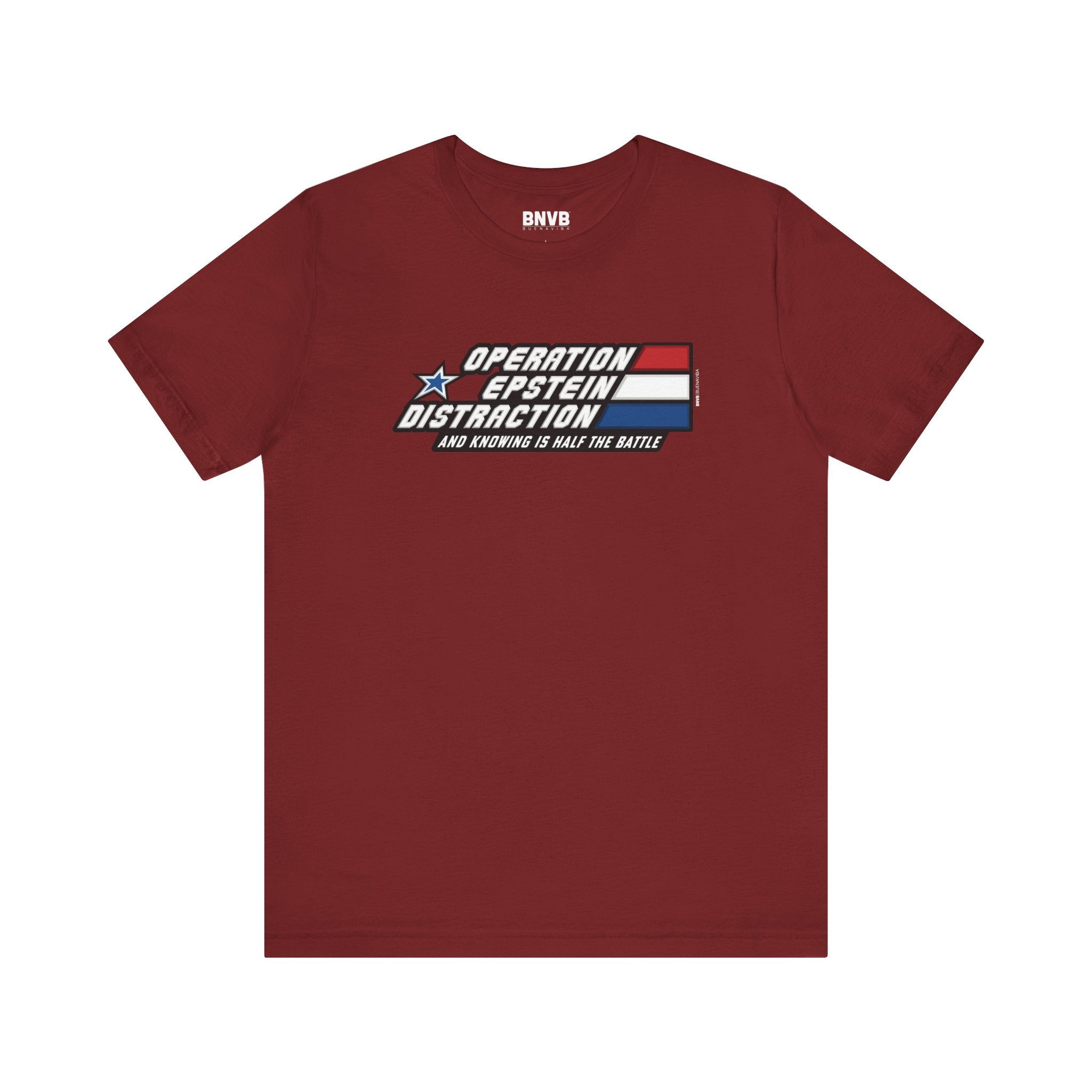 Operation Epstein Distraction Tee - Stripe Edition
